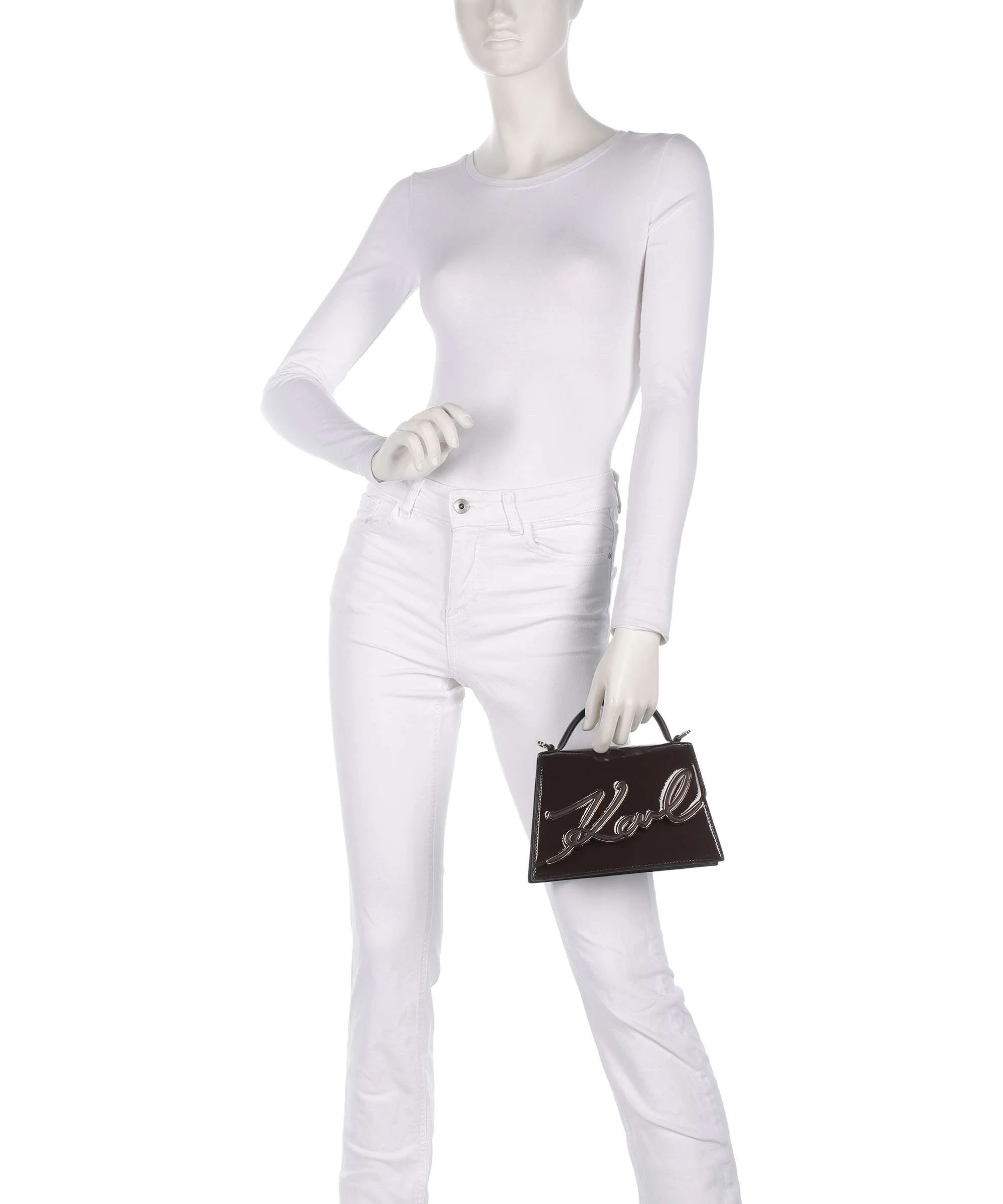 Karl Lagerfeld K/Signature 2.0 Small Sac bandoulière tobacco - Image 3
