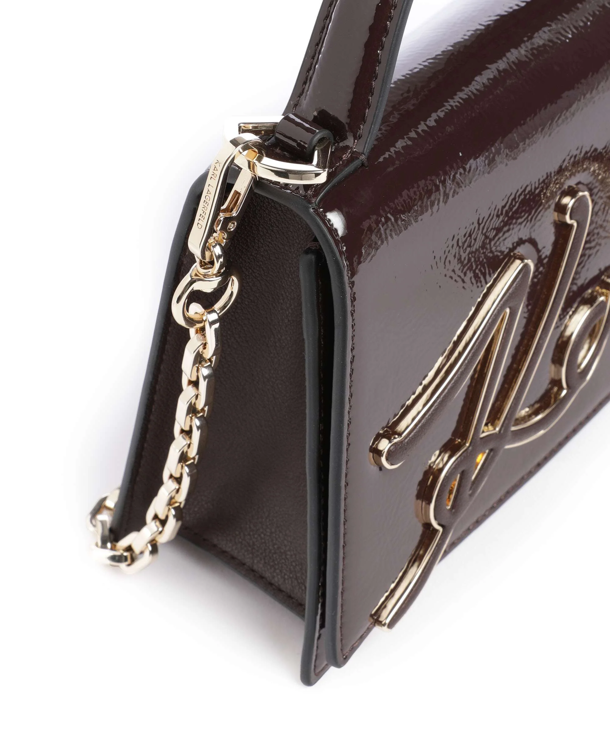 Karl Lagerfeld K/Signature 2.0 Small Sac bandoulière tobacco - Image 4