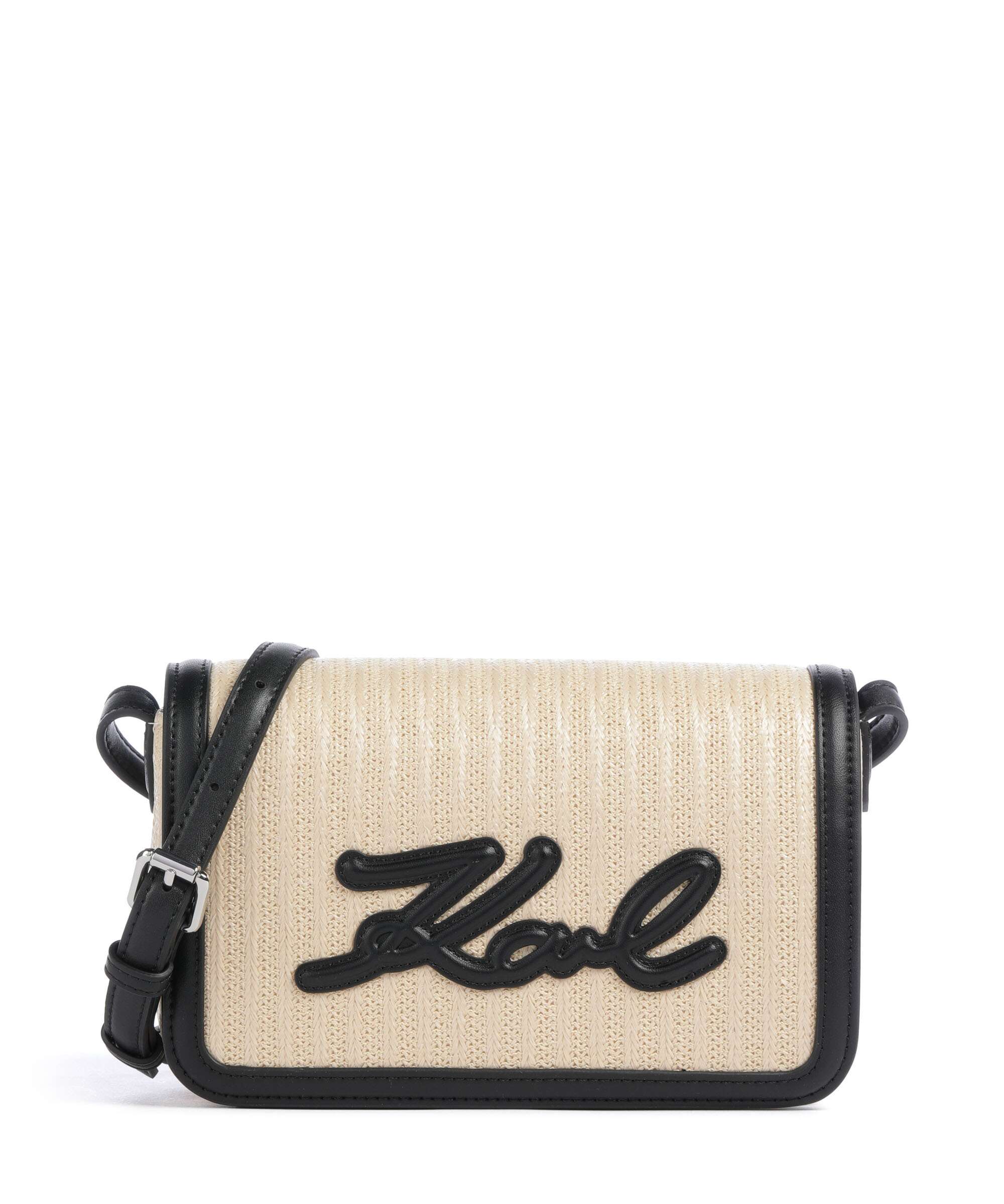 Karl Lagerfeld K/Signature Sac bandoulière natural/black