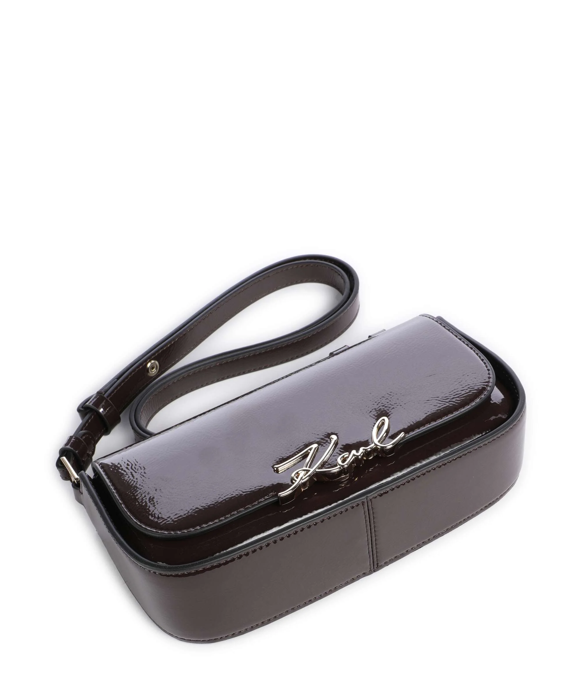 Karl Lagerfeld K/Signature Sac porté épaule tobacco - Image 5