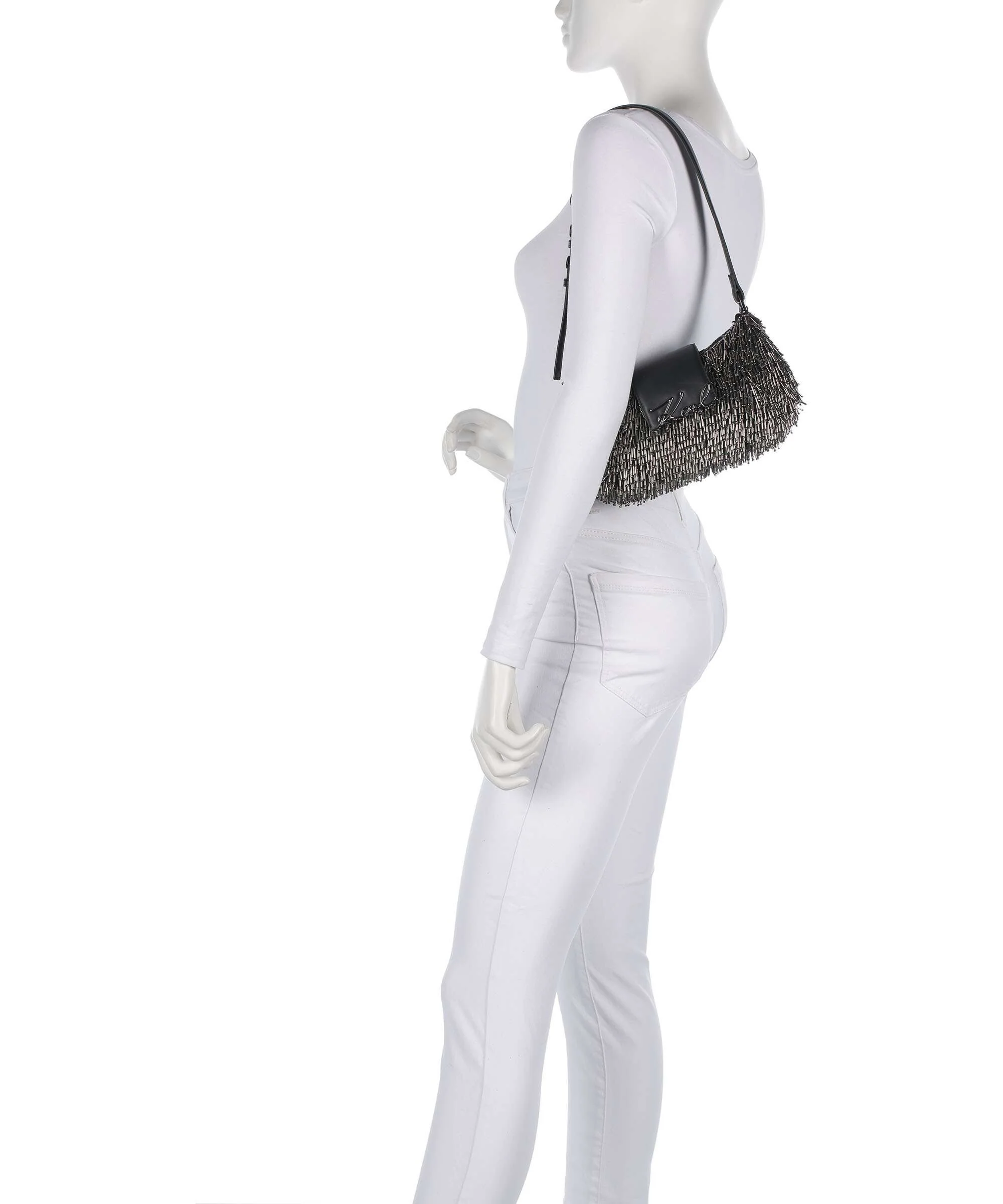 Karl Lagerfeld K/Signature Sac porté épaule black embellishment - Image 3
