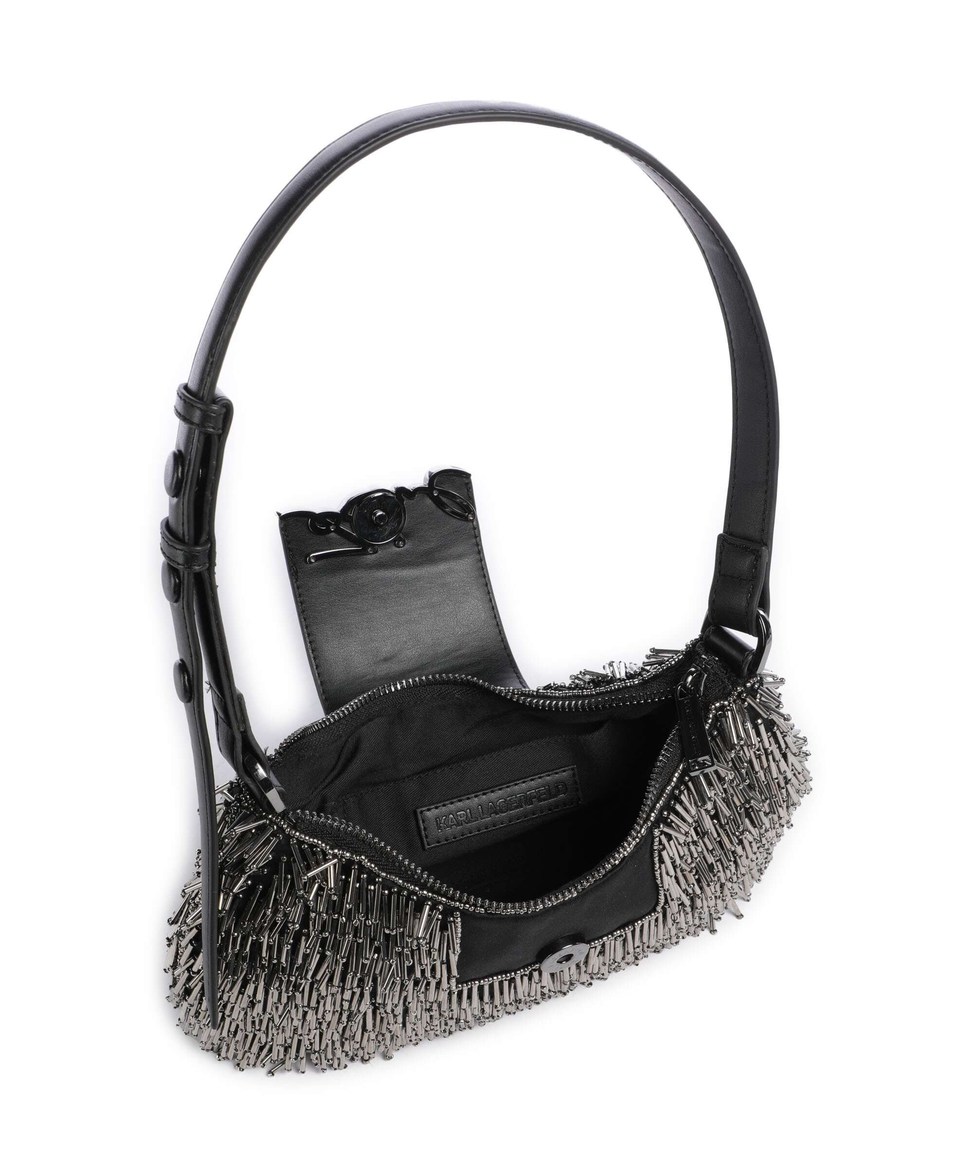 Karl Lagerfeld K/Signature Sac porté épaule black embellishment - Image 6