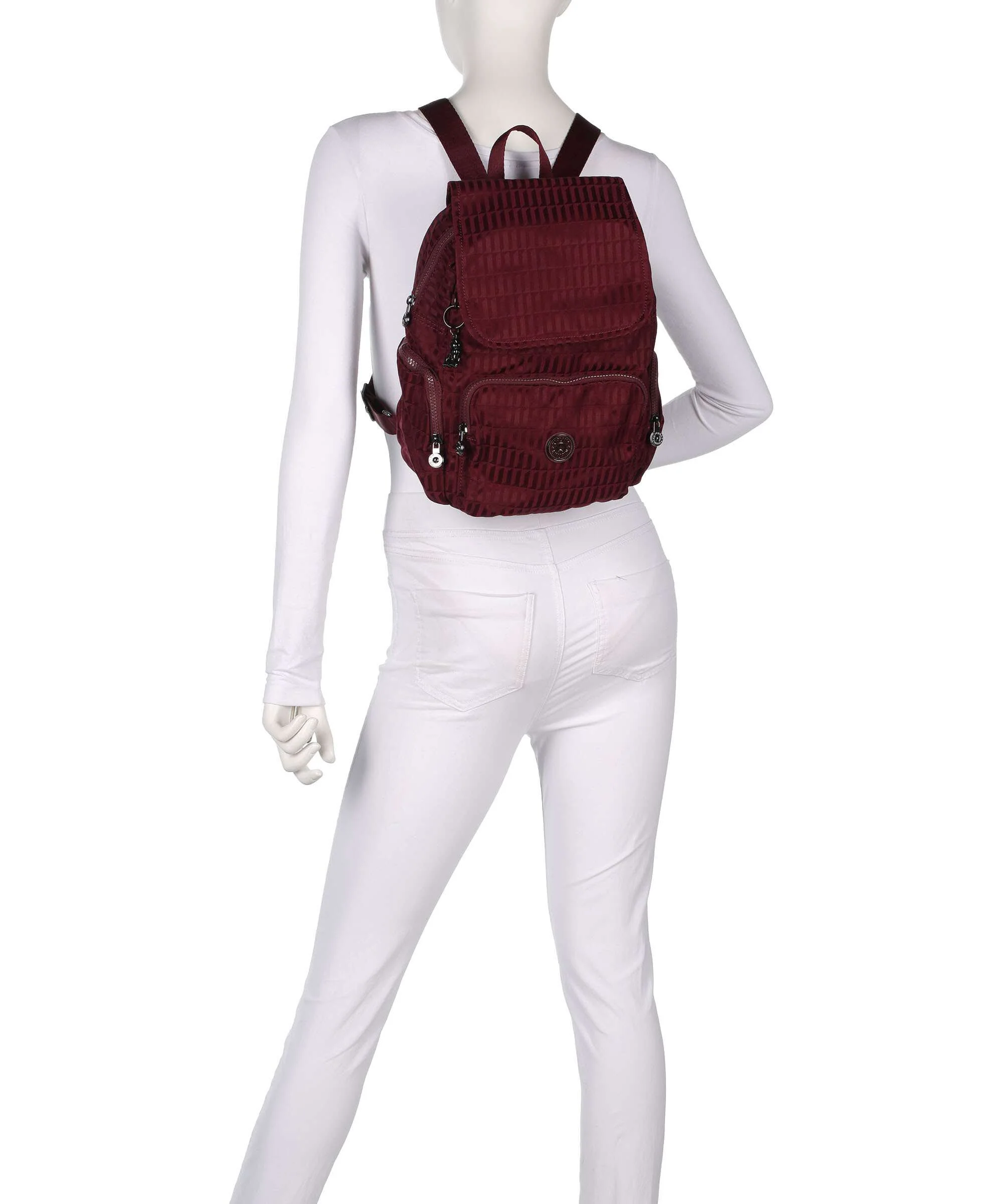 Kipling Elevated City Zip S Sac à dos maroon tile - Image 3