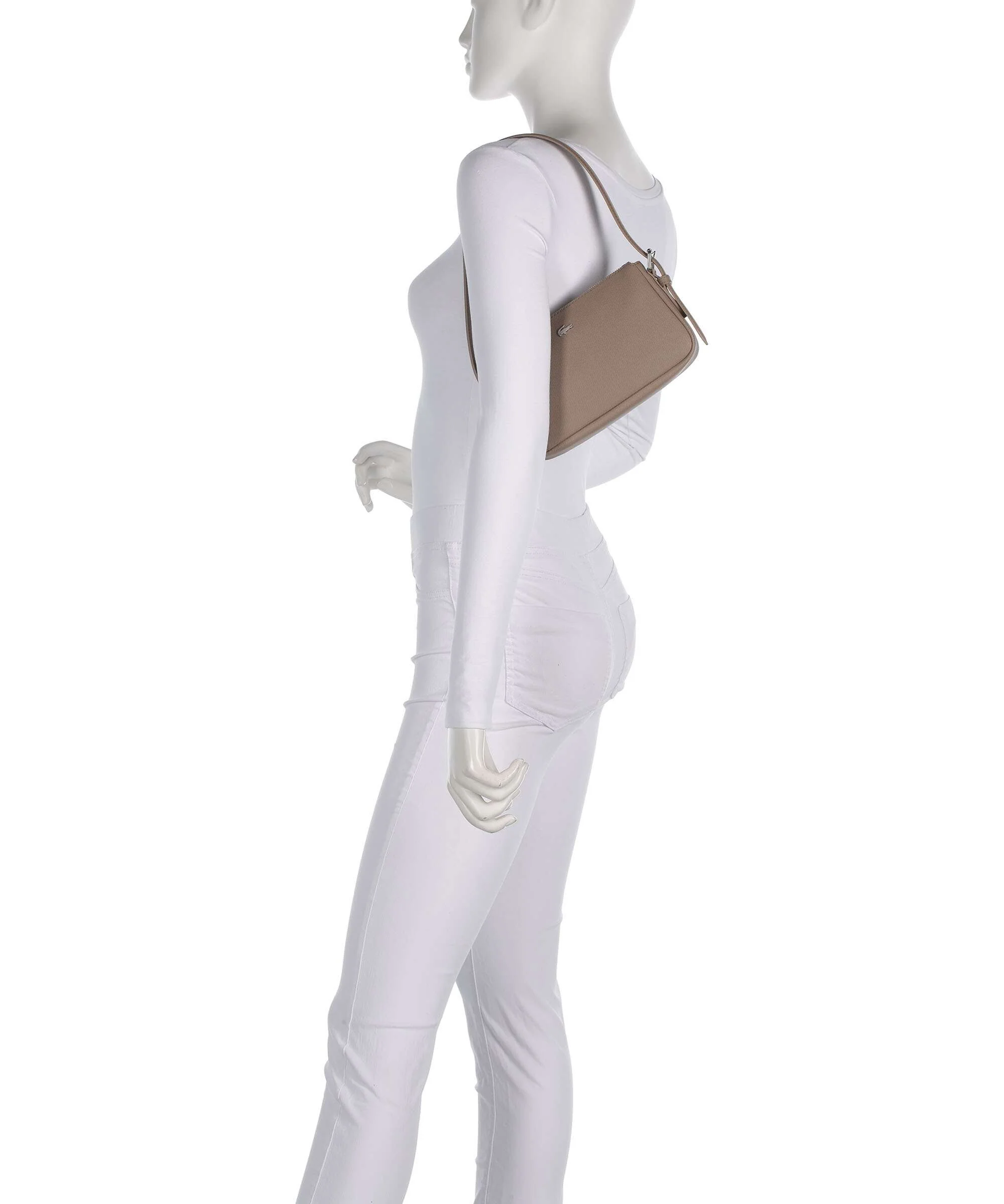 Lacoste Daily City Sac porté épaule taupe - Image 3