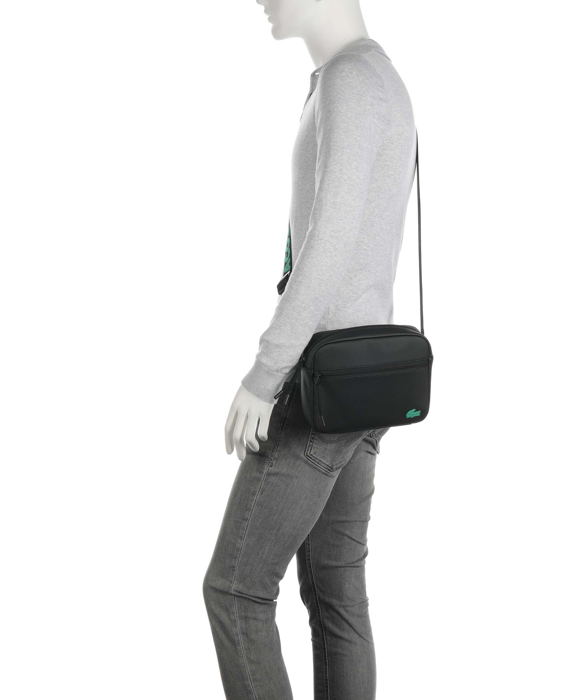 Lacoste LCST Sac bandoulière noir - Image 3