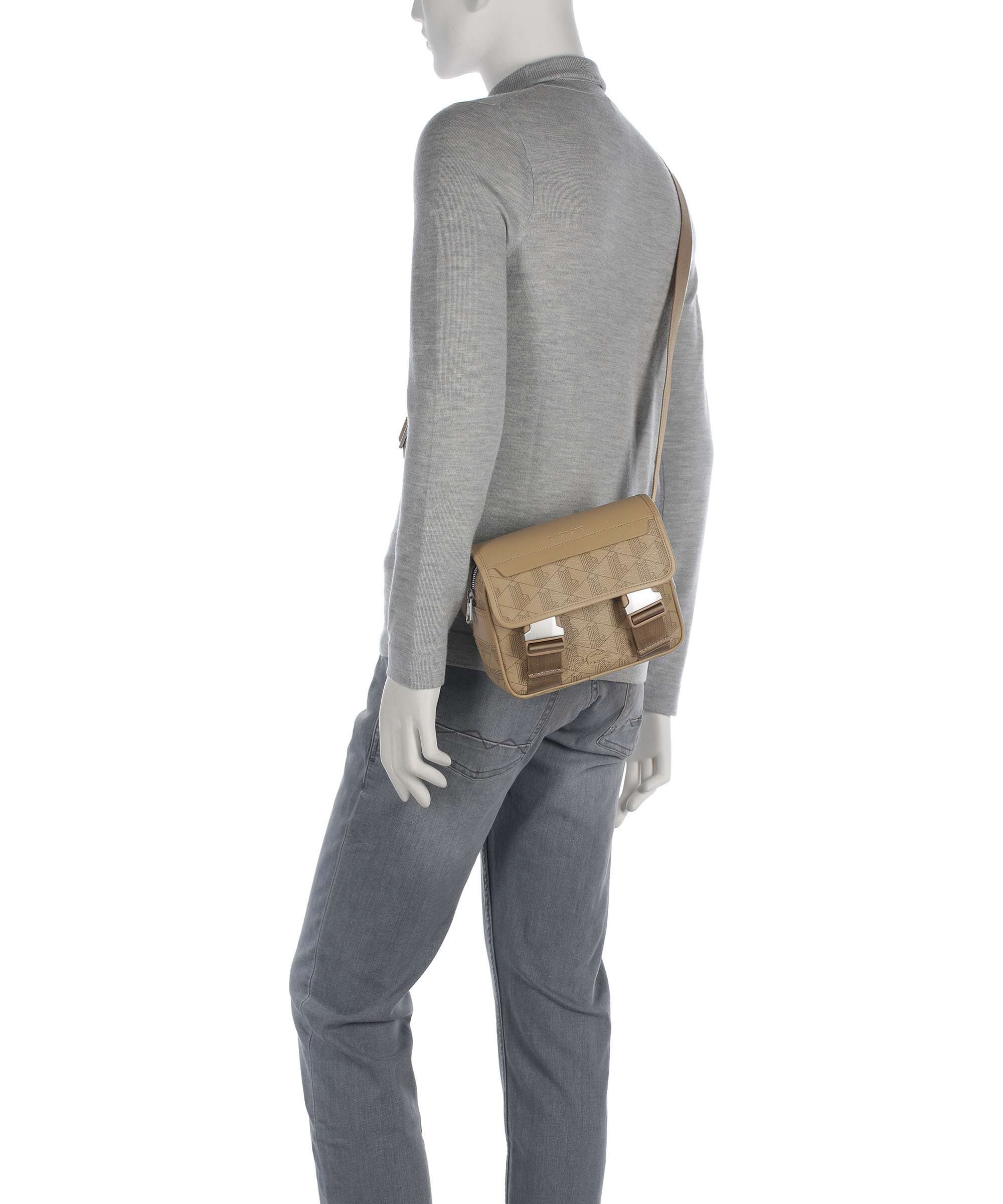 Lacoste The Blend Sac bandoulière monogram/viennois/otter - Image 3