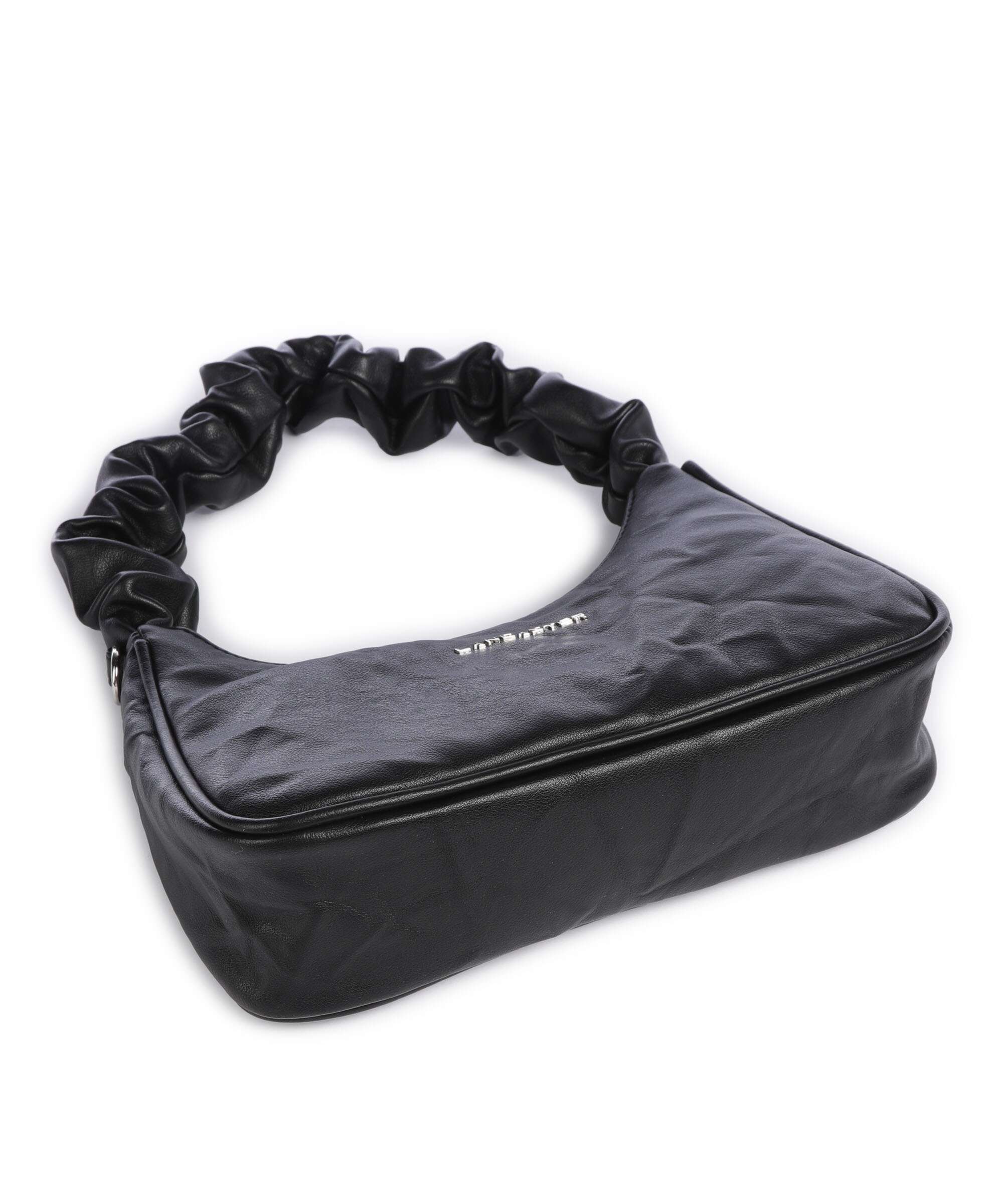Lancaster Actual Froissé Sac porté épaule noir - Image 6