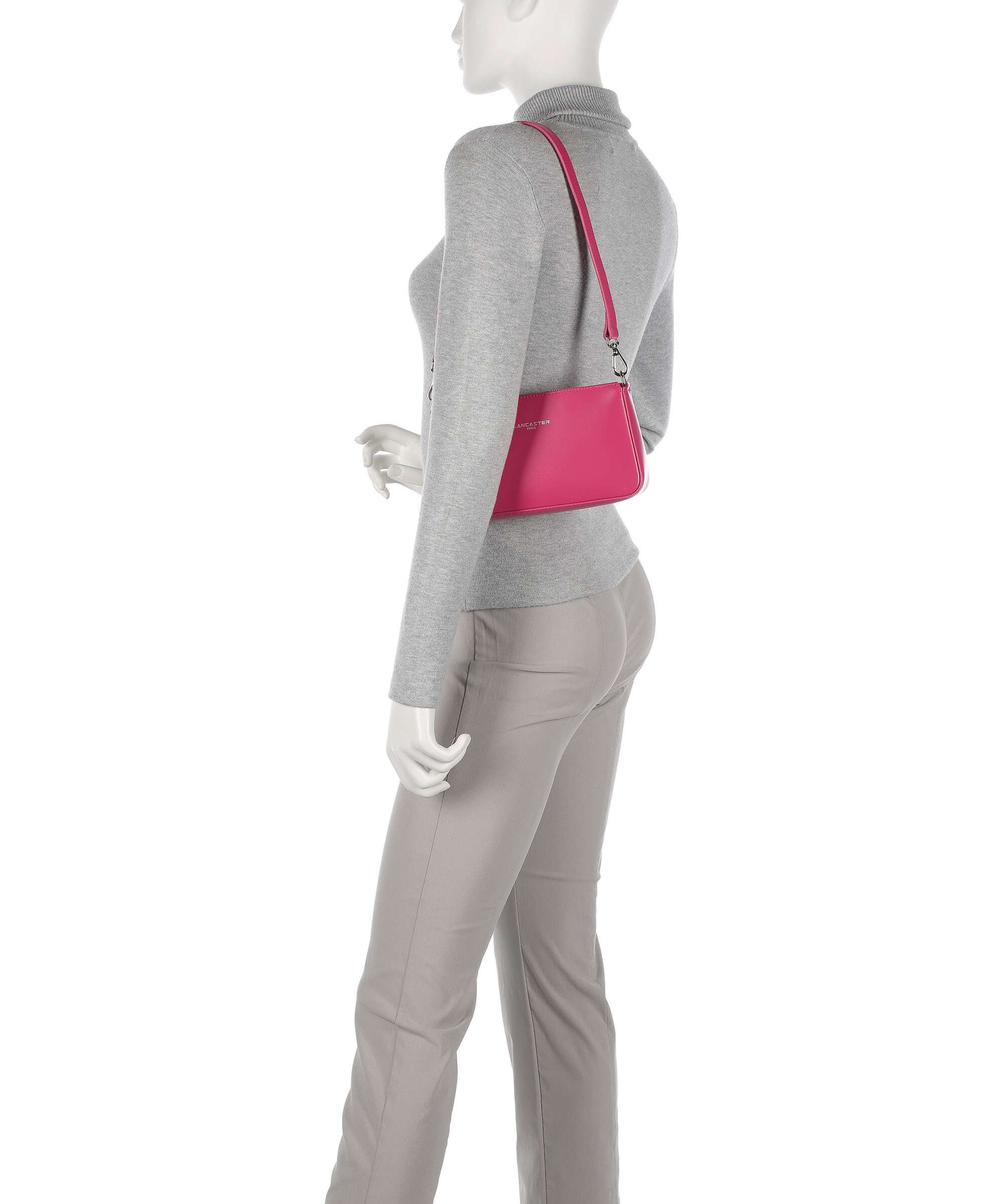 Lancaster Suave Even Sac porté épaule fuxia - Image 3