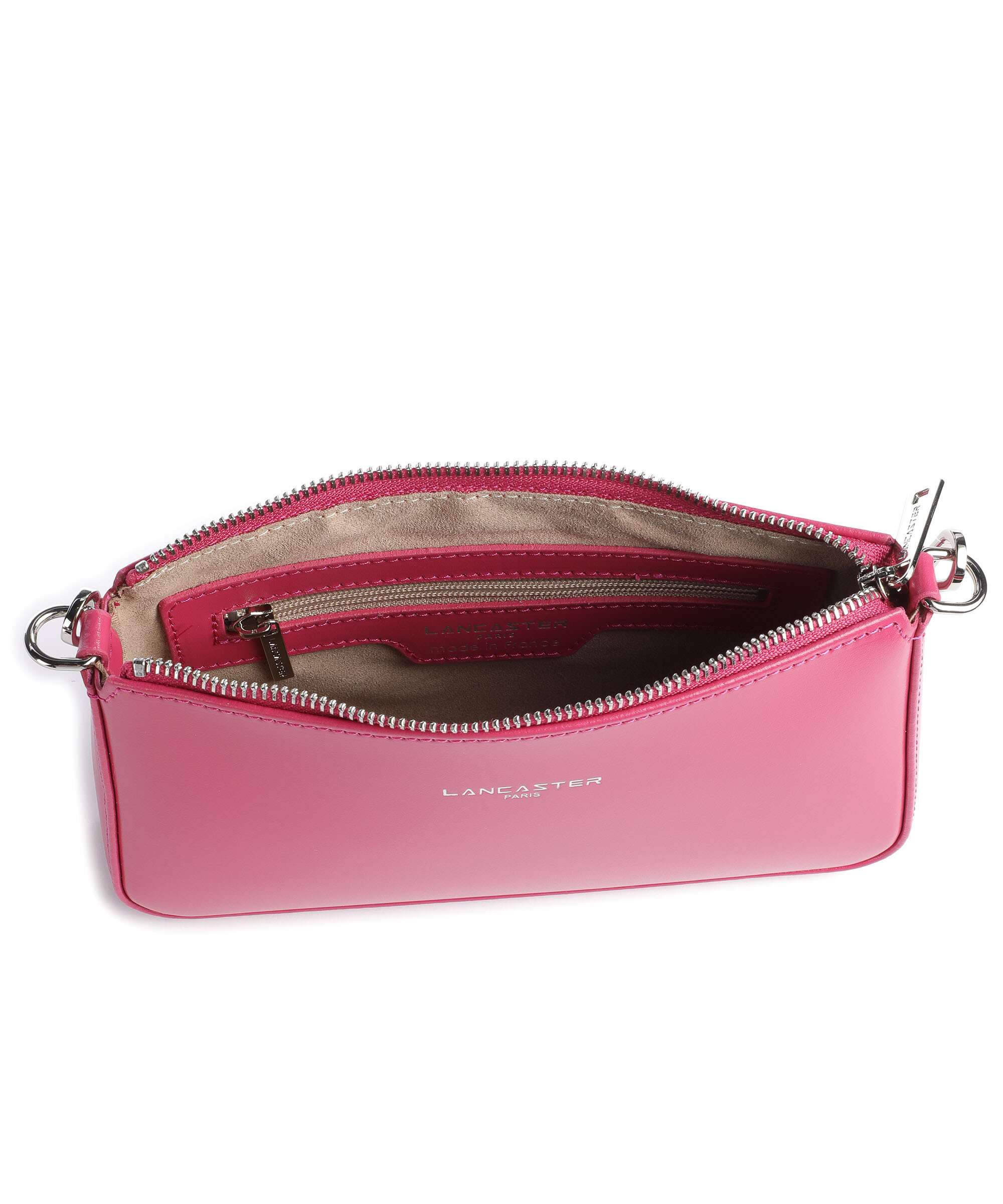 Lancaster Suave Even Sac porté épaule fuxia - Image 5