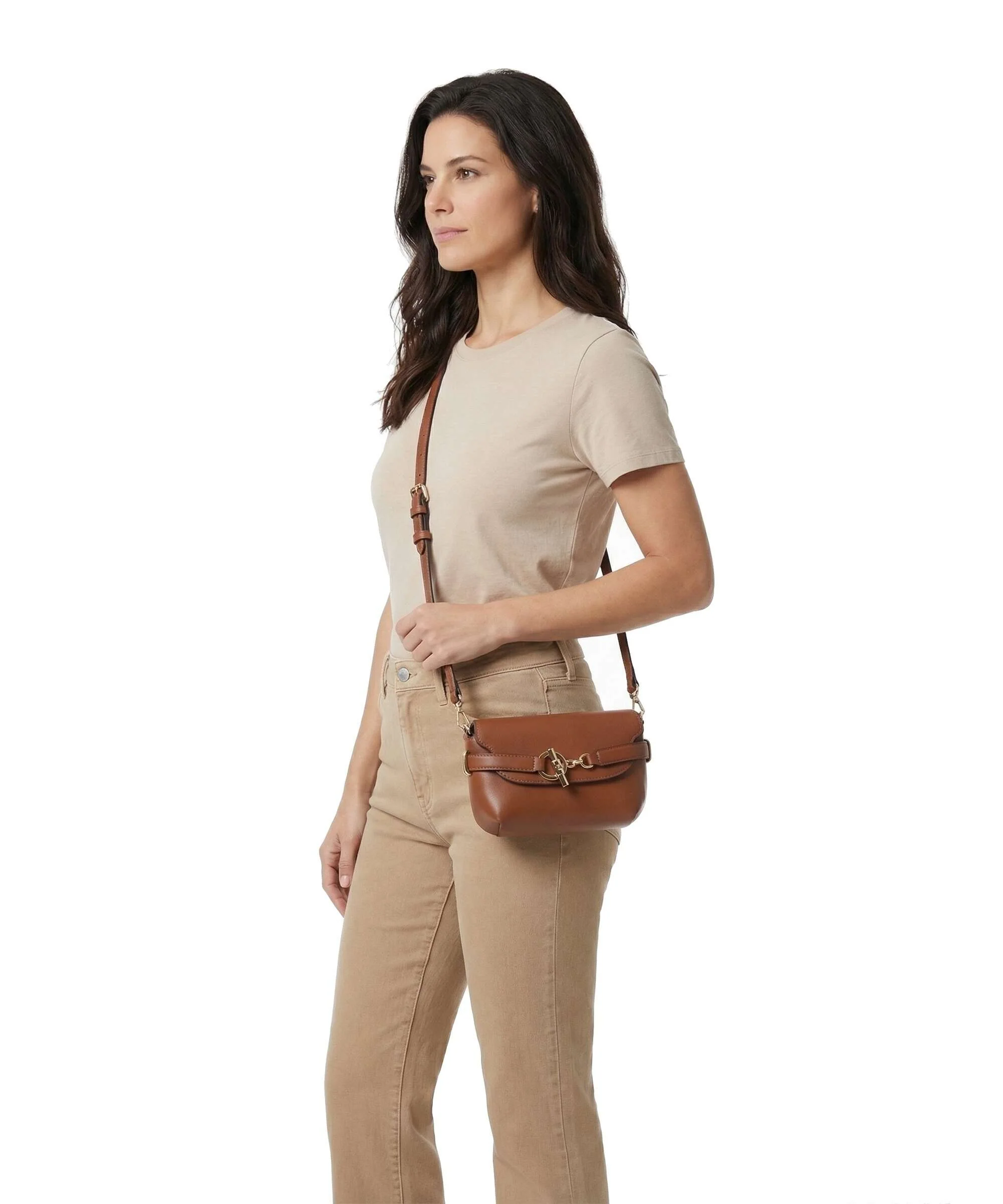 Lauren Ralph Lauren Blaike Small Sac bandoulière lauren tan - Image 3