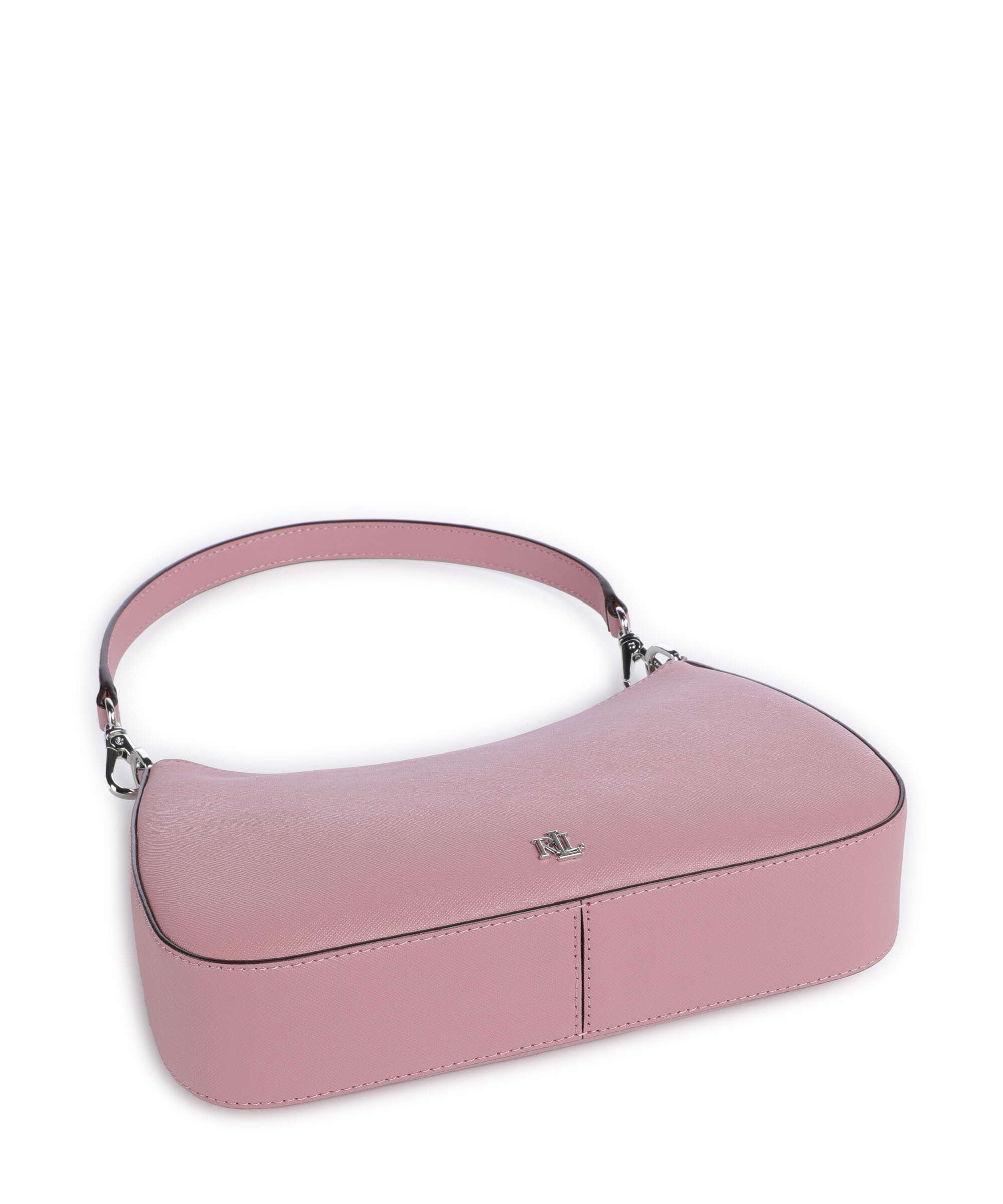 Lauren Ralph Lauren Danni 26 Sac porté épaule rose mauve - Image 6