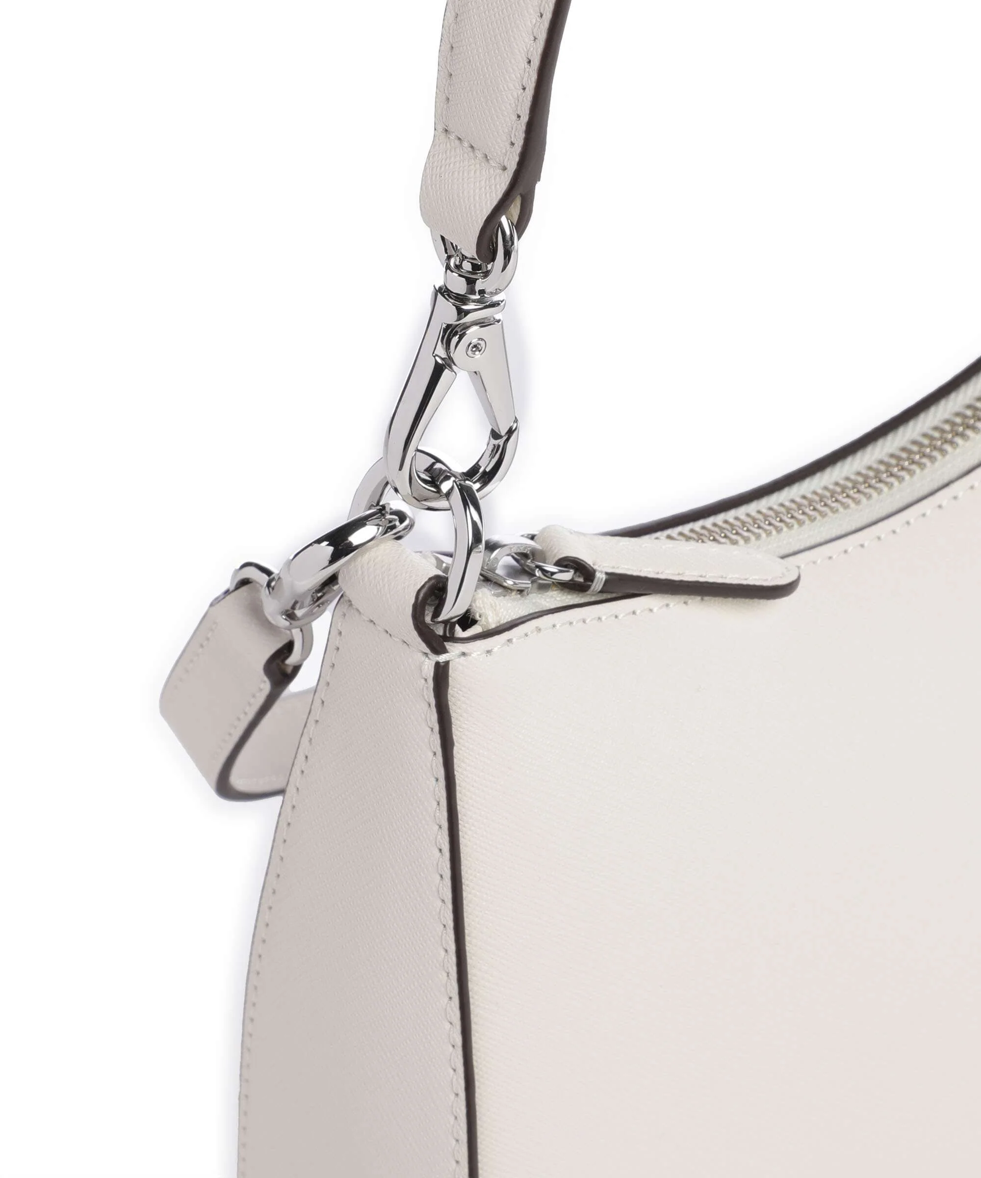 Lauren Ralph Lauren Danni 26 Sac porté épaule soft white/palladium - Image 5