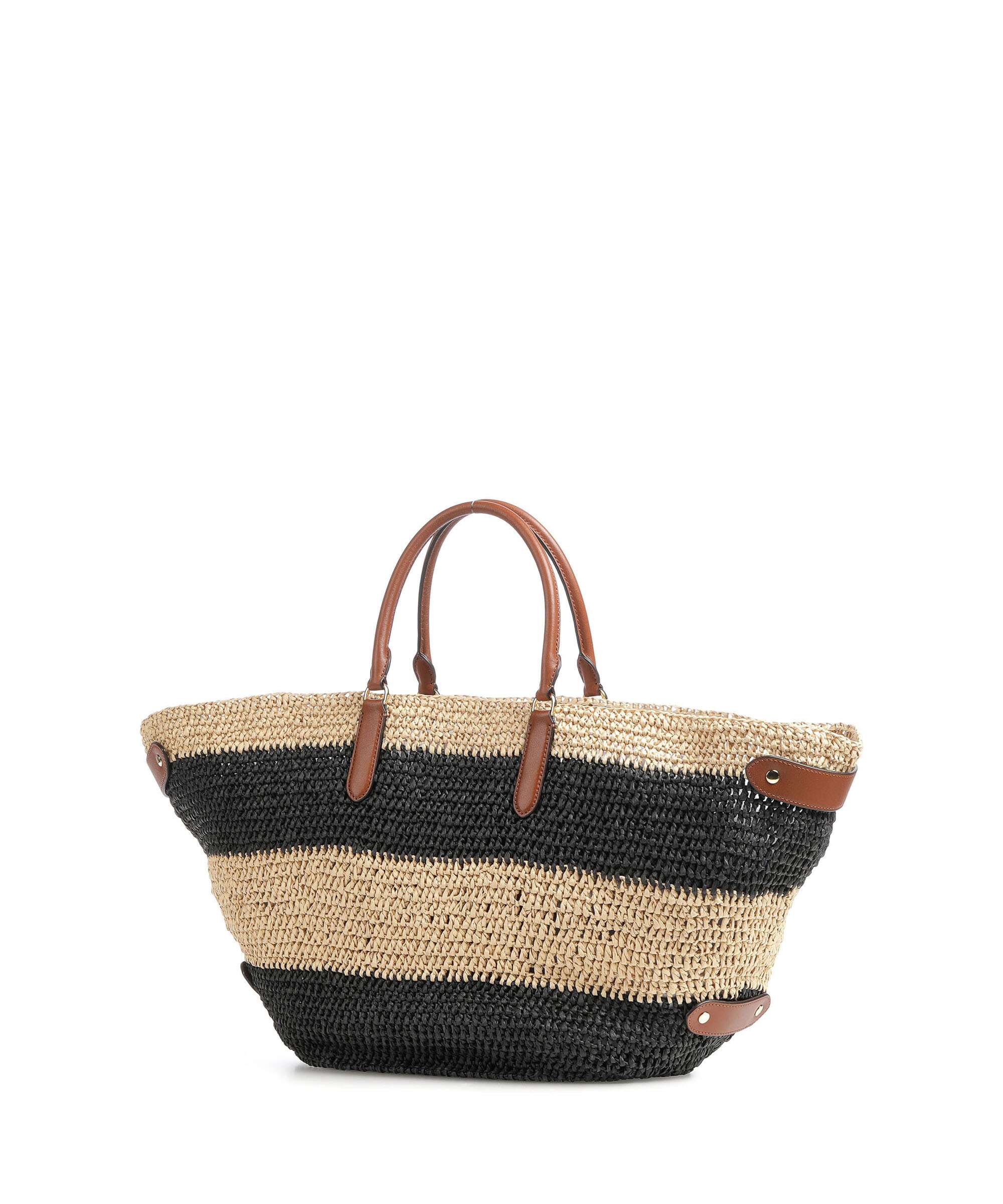 Lauren Ralph Lauren Daphney 40 Straw Sac à main natural/black/lauren tan - Image 2