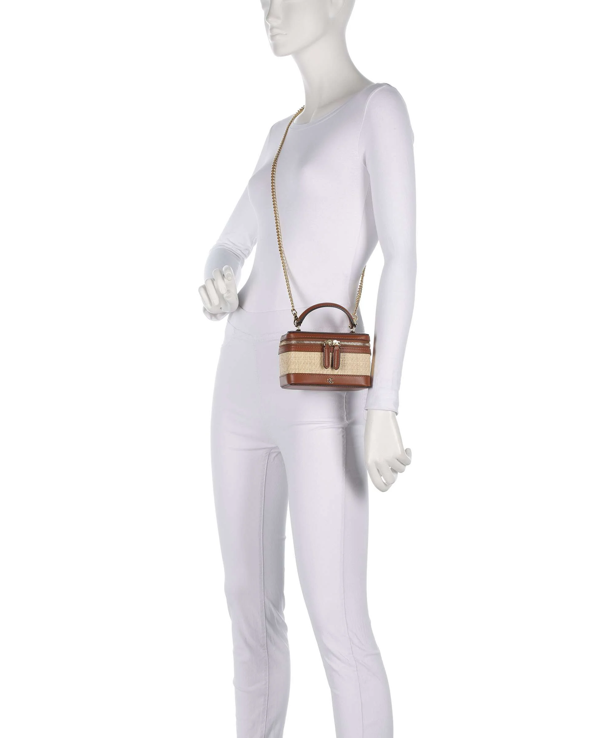 Lauren Ralph Lauren Hallee Small Sac bandoulière natural/lauren tan - Image 3