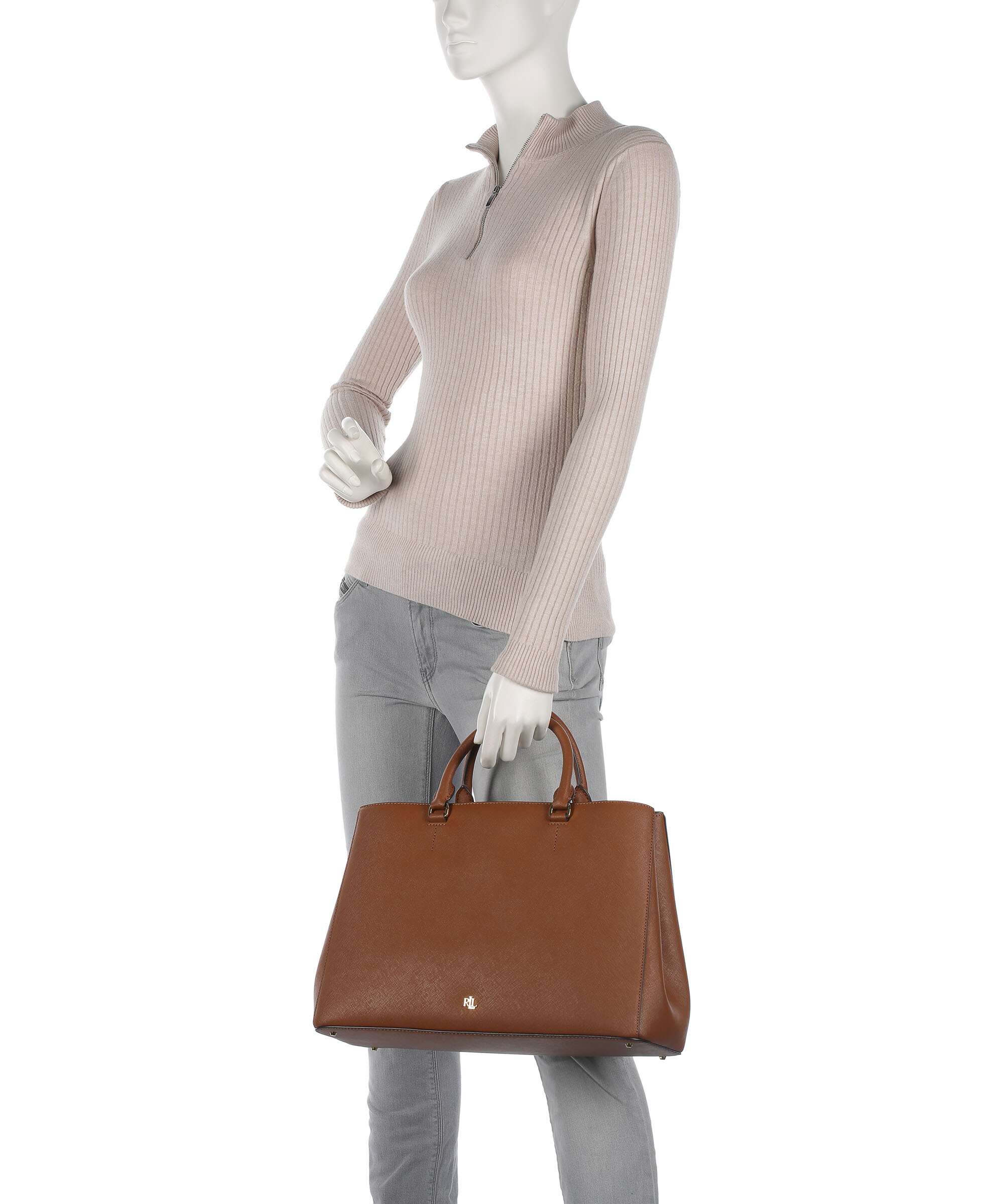 Lauren Ralph Lauren Hanna 37 Sac à main lauren tan - Image 3