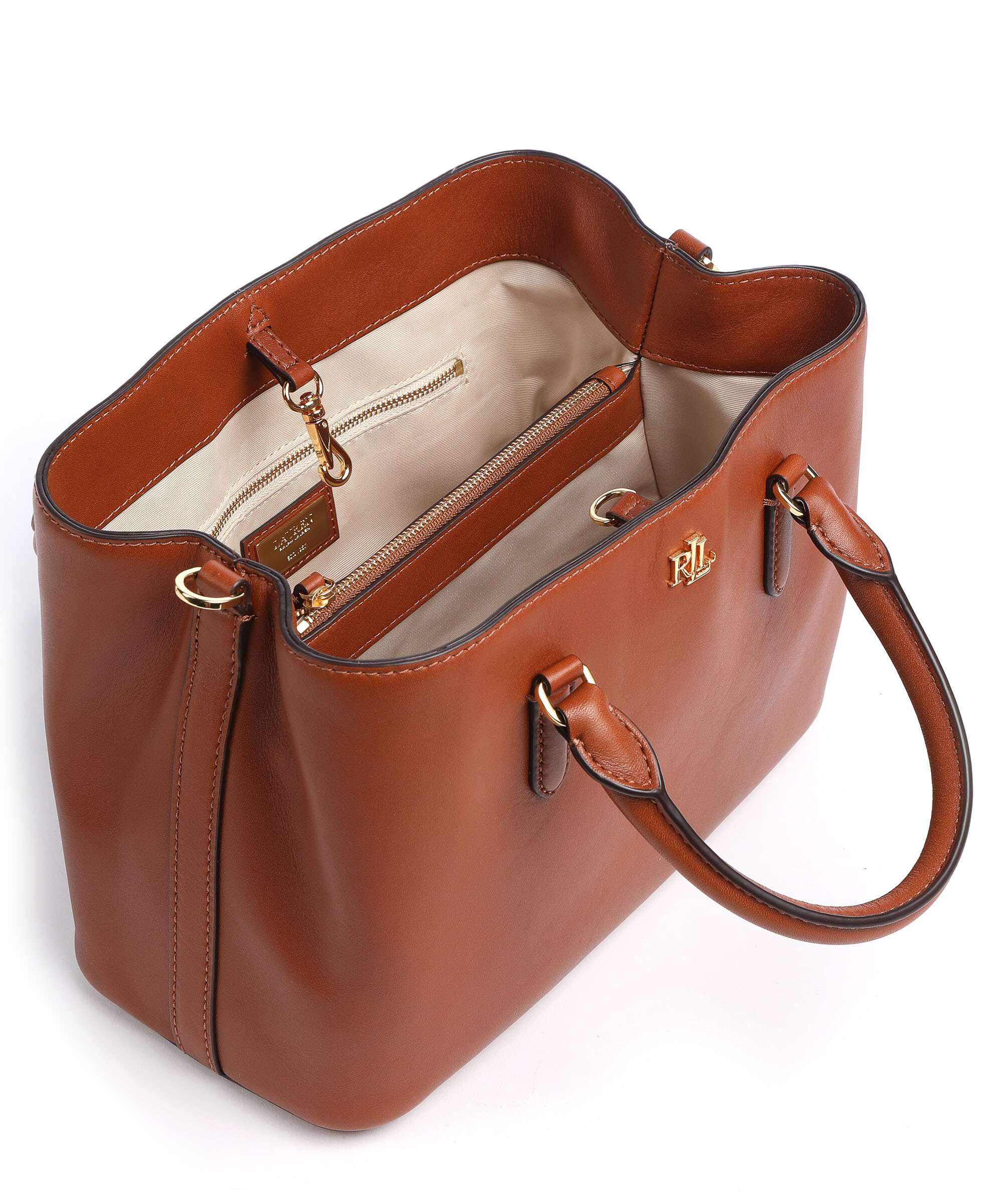 Lauren Ralph Lauren Marcy 26 Sac à main lauren tan - Image 6