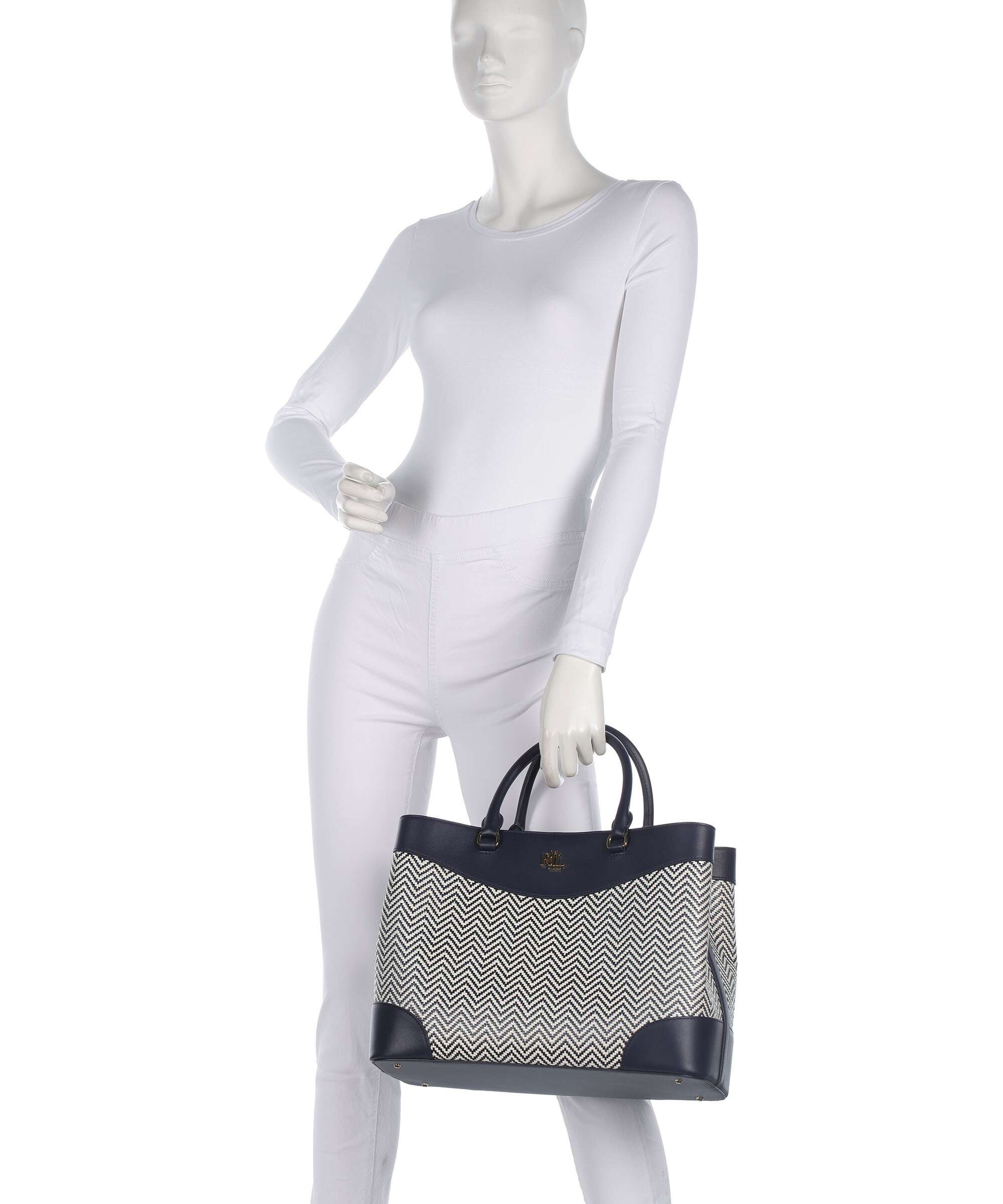 Lauren Ralph Lauren Marcy 36 Sac à main refined navy/soft white - Image 3