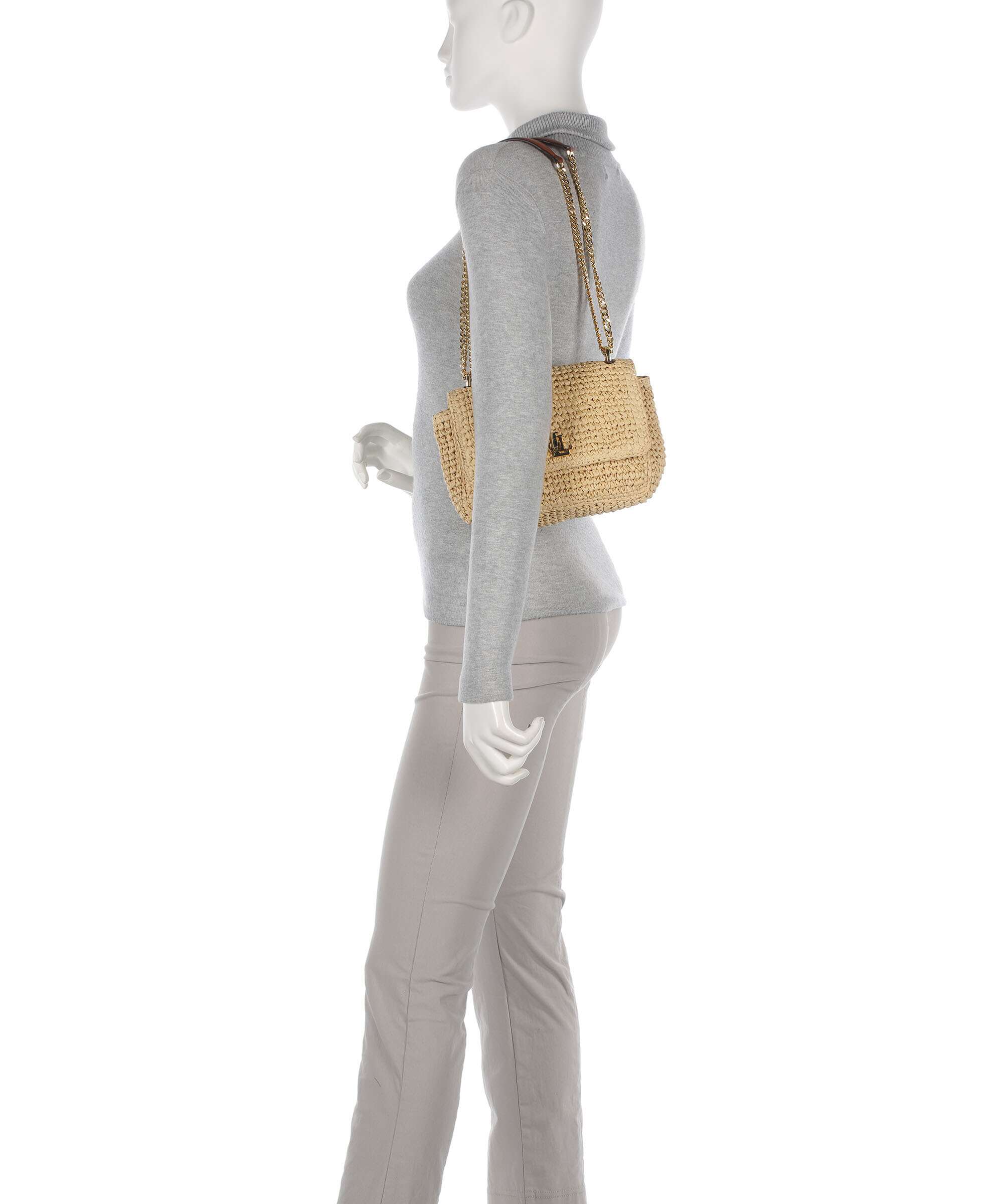 Lauren Ralph Lauren Sophee 22 Sac porté épaule natural/lauren tan - Image 3