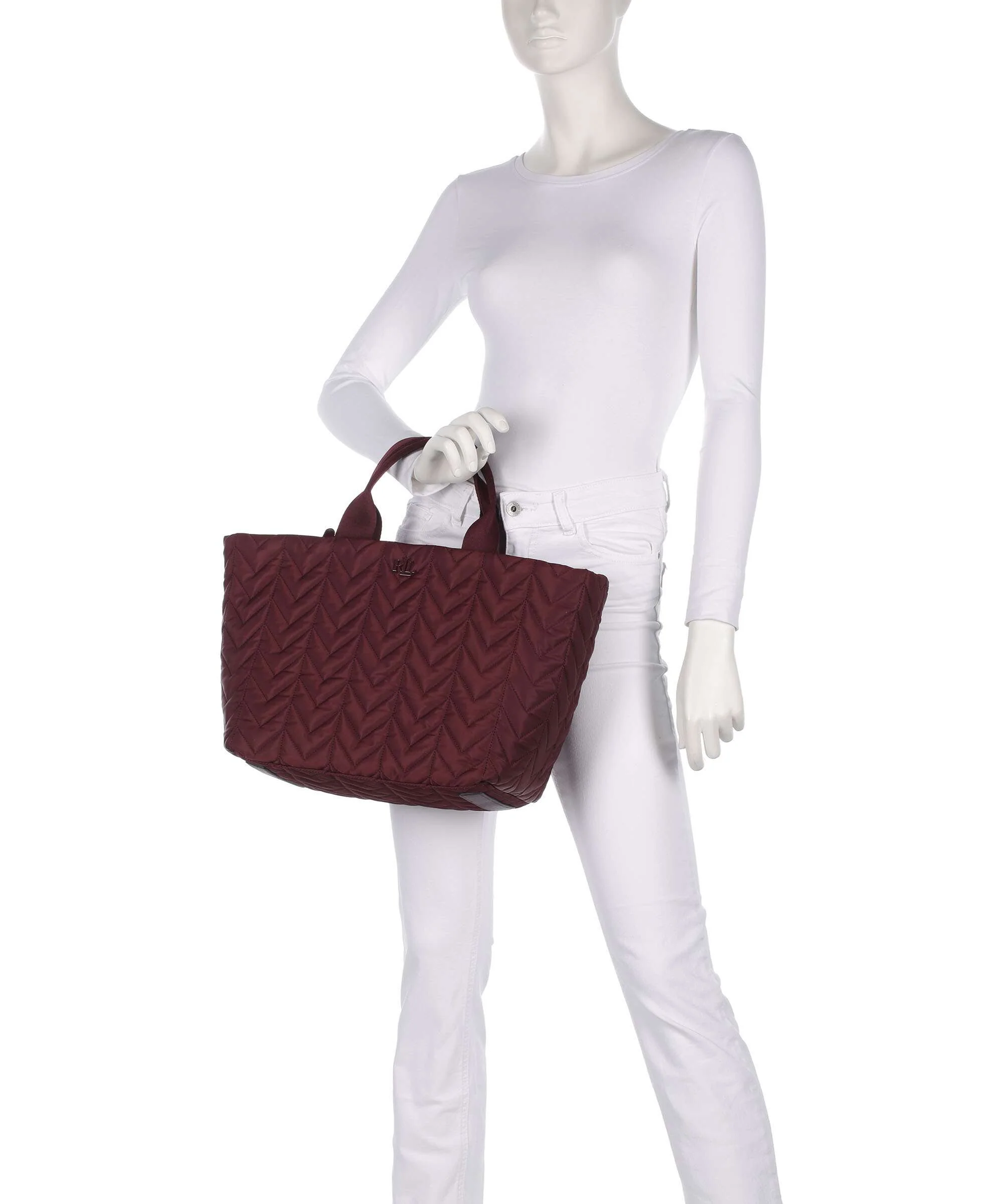 Lauren Ralph Lauren Stevie Extra Large Sac à main dark garnet - Image 3