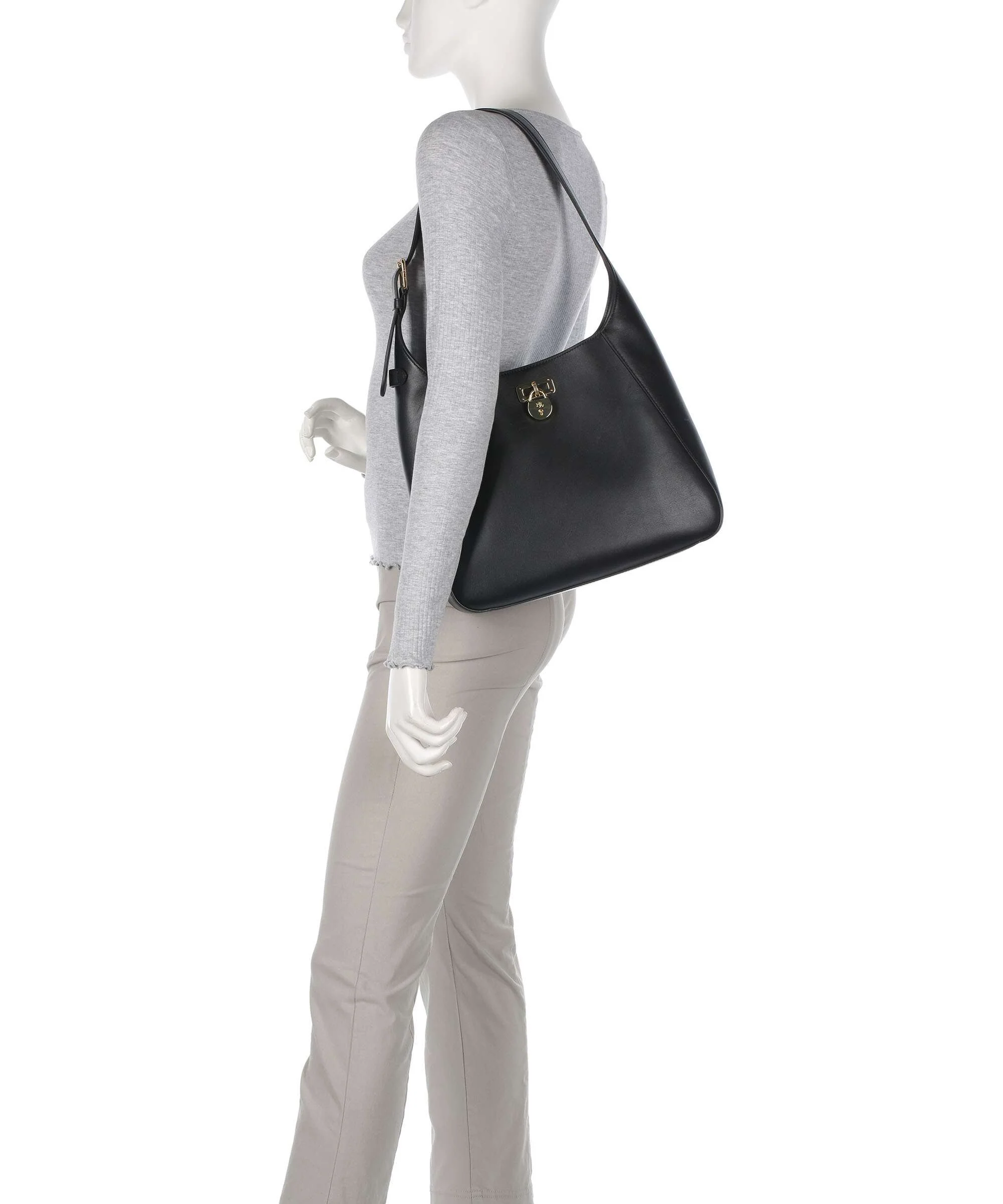 Lauren Ralph Lauren Tanner Large Sac porté épaule black - Image 3