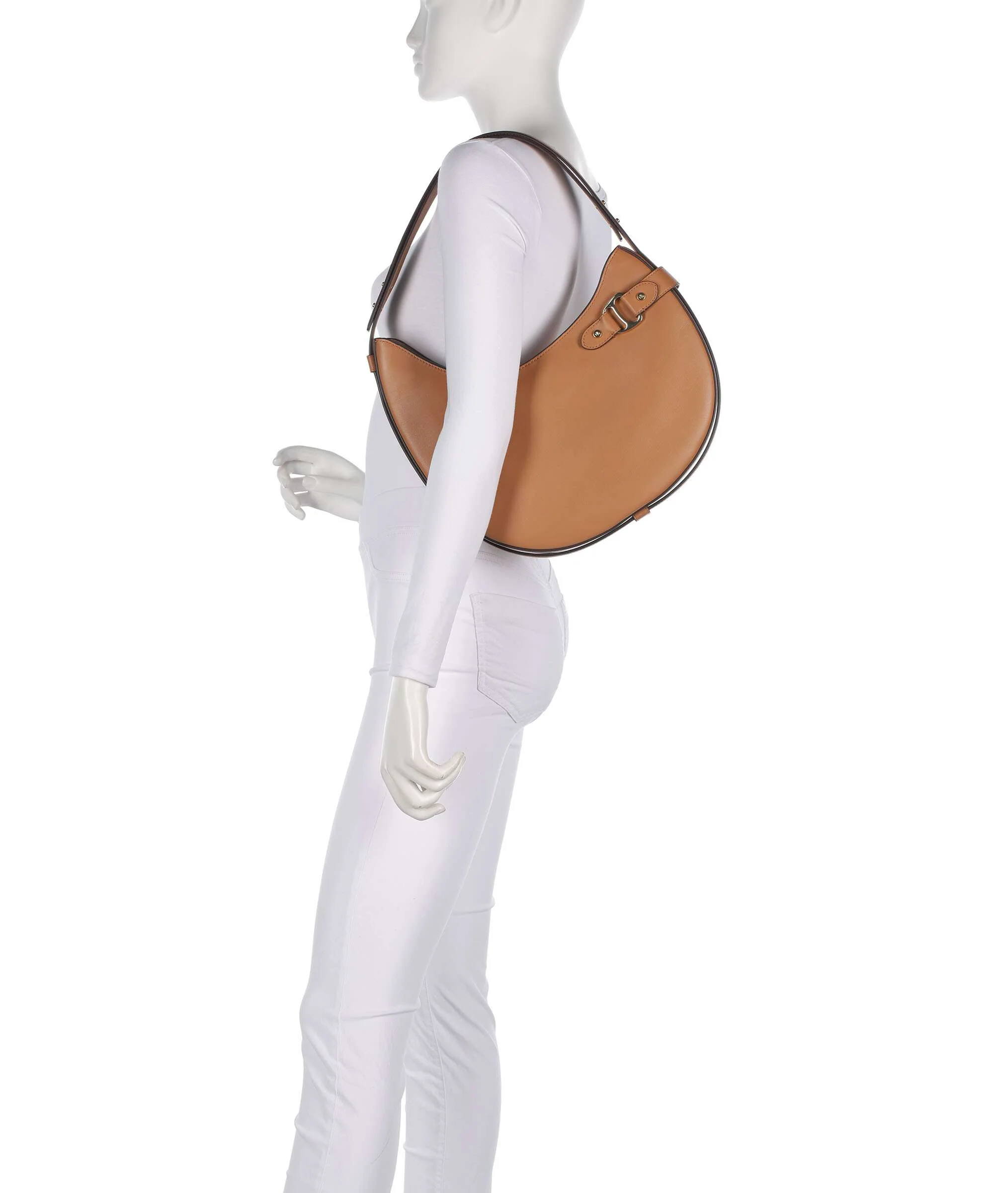 Lauren Ralph Lauren Tasha Large Sac porté épaule classic caramel - Image 3