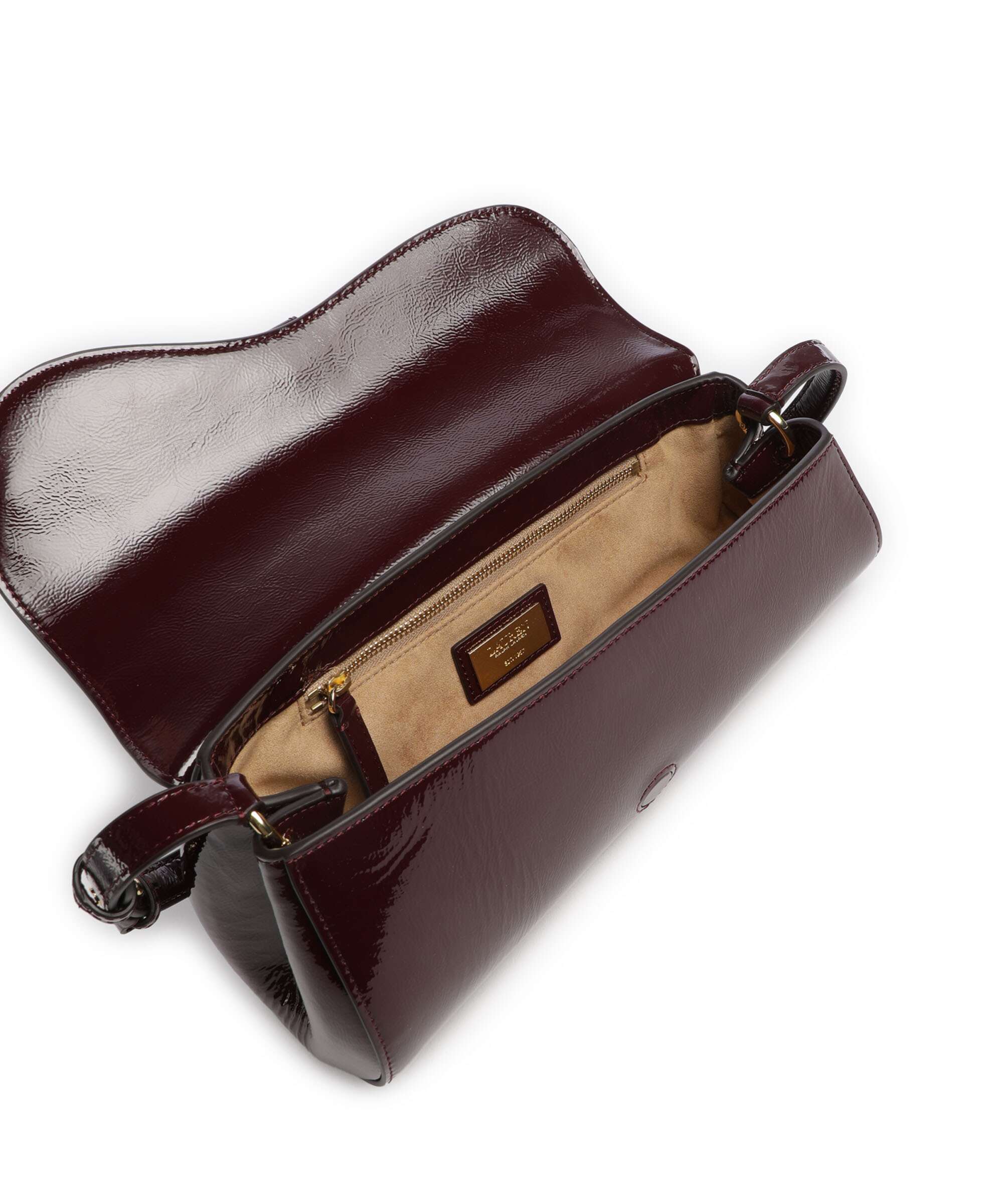Lauren Ralph Lauren Tasha Medium Sac porté épaule dark garnet - Image 5