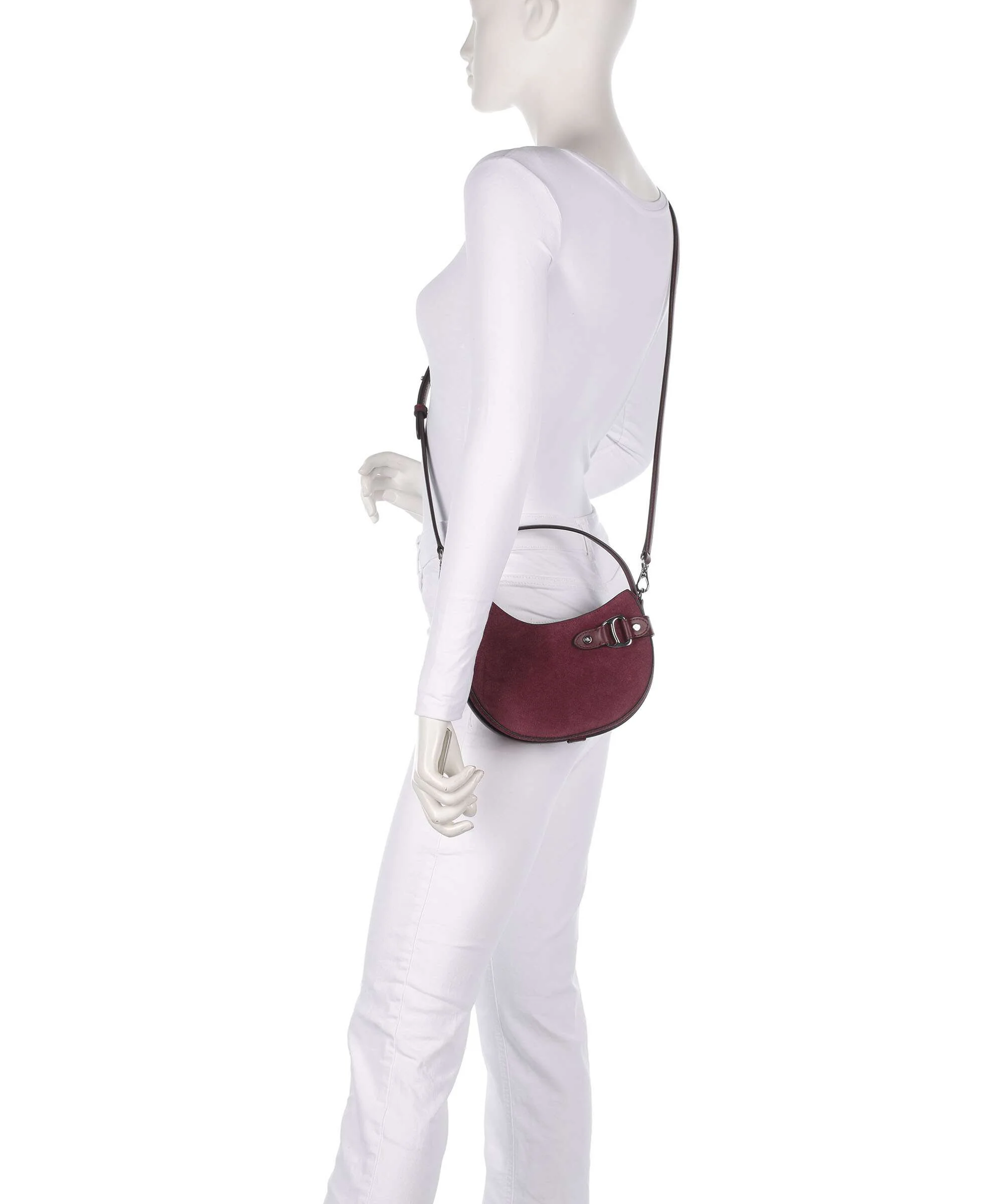 Lauren Ralph Lauren Tasha Small Sac à main dark garnet - Image 3