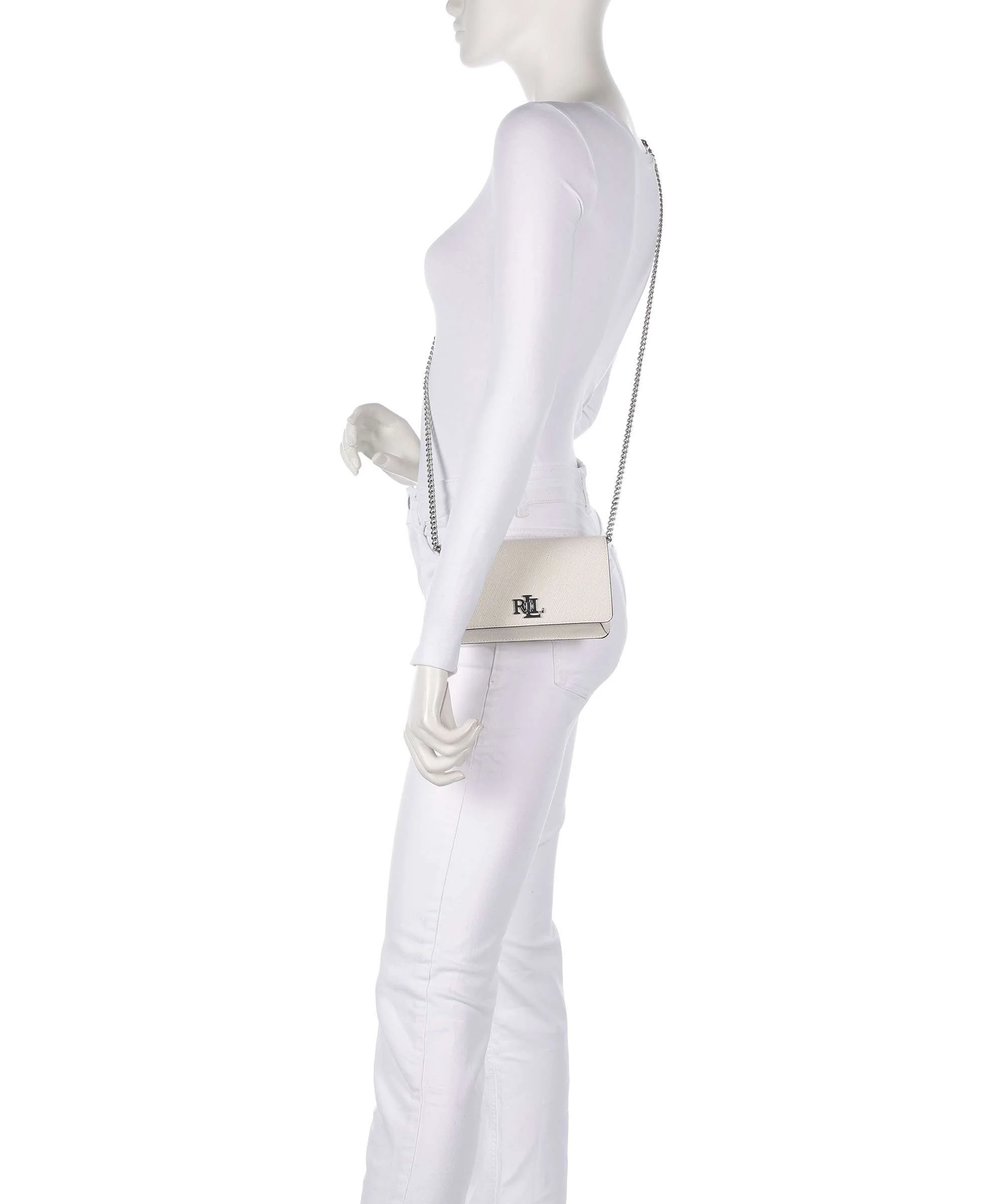 Lauren Ralph Lauren Turn-Lock Sac bandoulière soft white - Image 3
