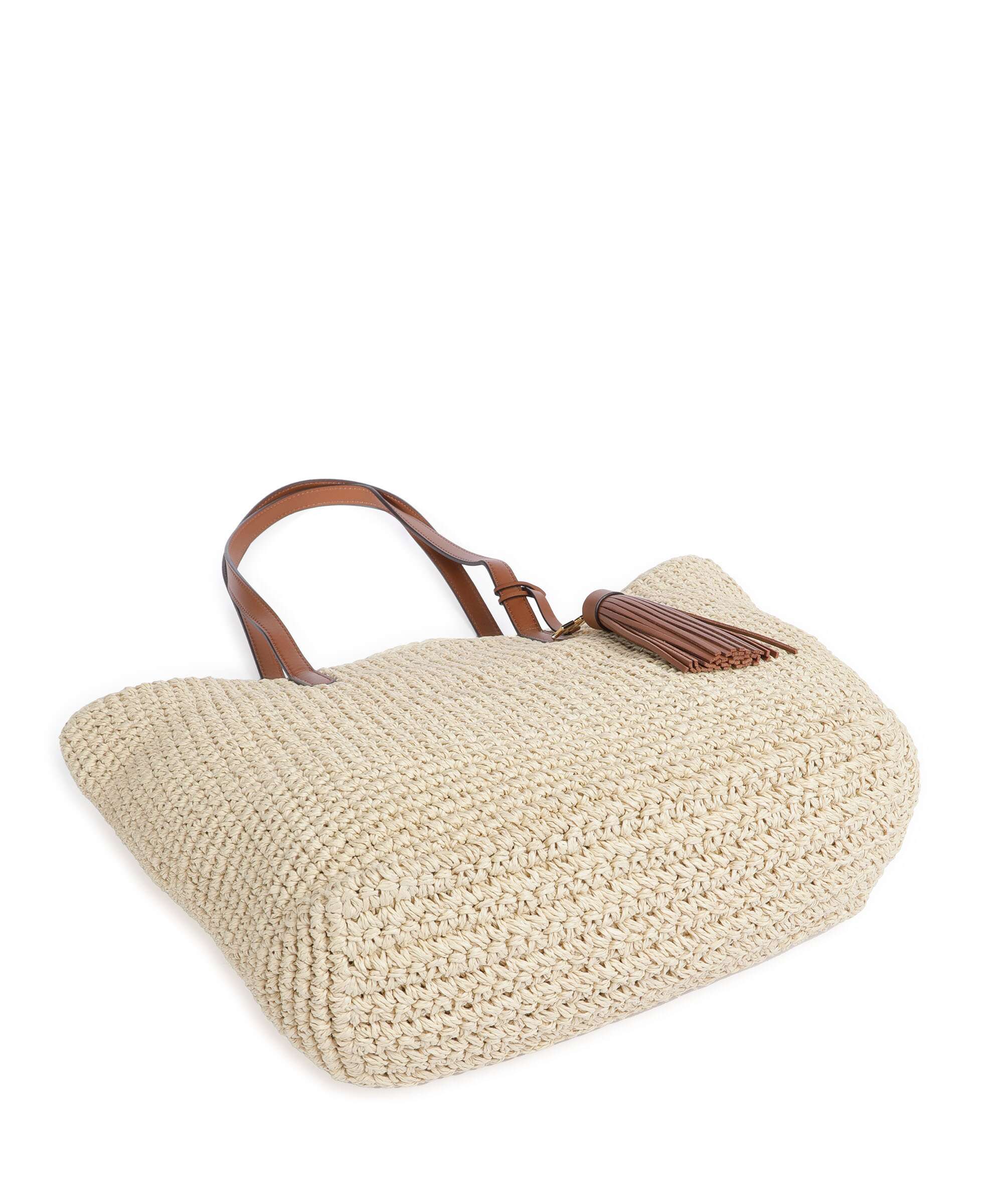 Lauren Ralph Lauren Whitney 29 Straw Cabas natural/lauren tan - Image 5