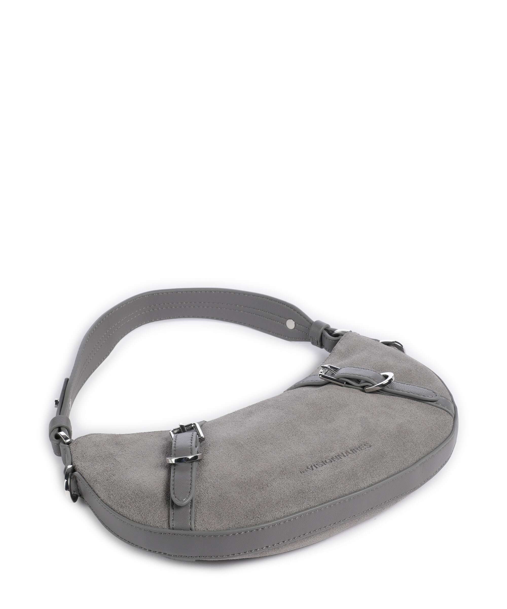 Les Visionnaires Enya Cozy Mini Sac porté épaule titanium grey - Image 6