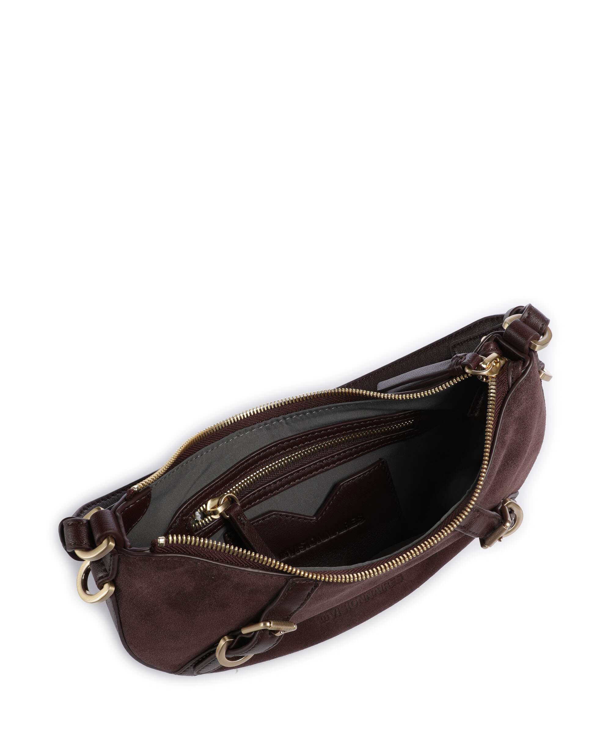 Les Visionnaires Enya Cozy Mini Sac porté épaule vinyard red - Image 7