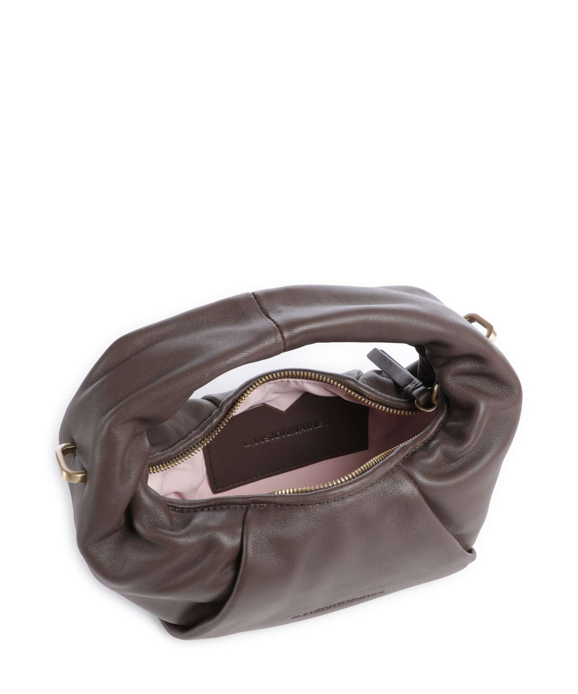 Les Visionnaires Greta Essential Silky Mini Sac bandoulière chocolate - Image 6