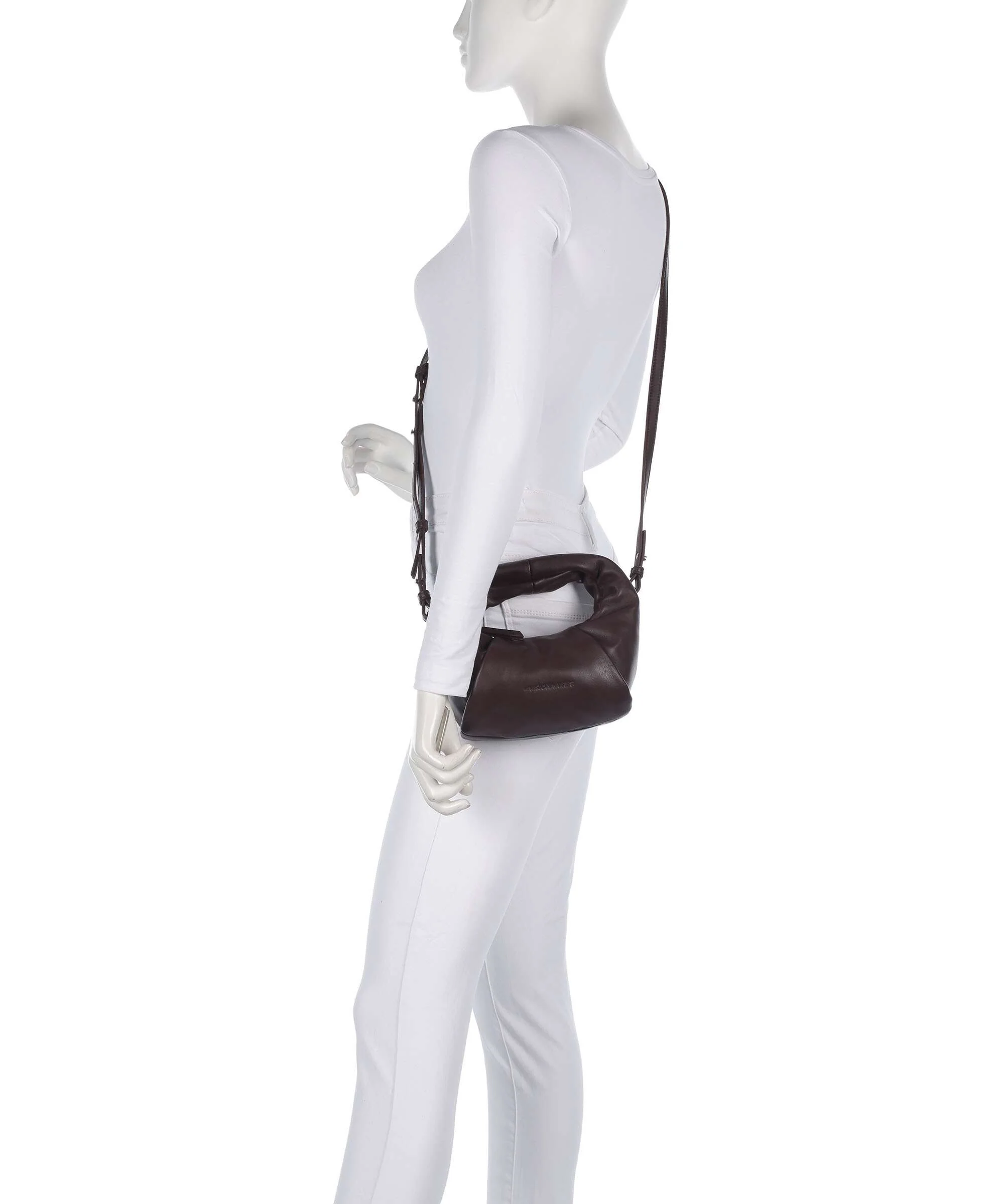 Les Visionnaires Greta Essential Silky Mini Sac bandoulière aubergine - Image 3