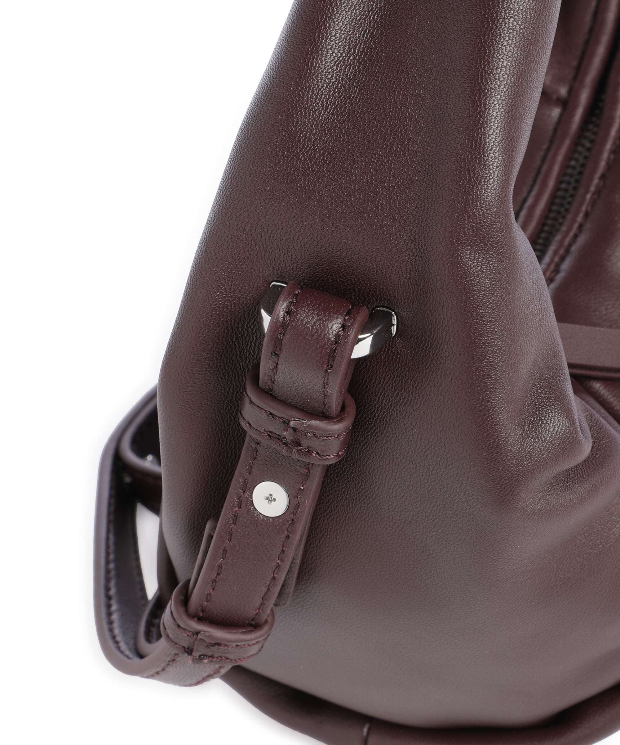Les Visionnaires Greta Essential Silky Mini Sac bandoulière aubergine - Image 4