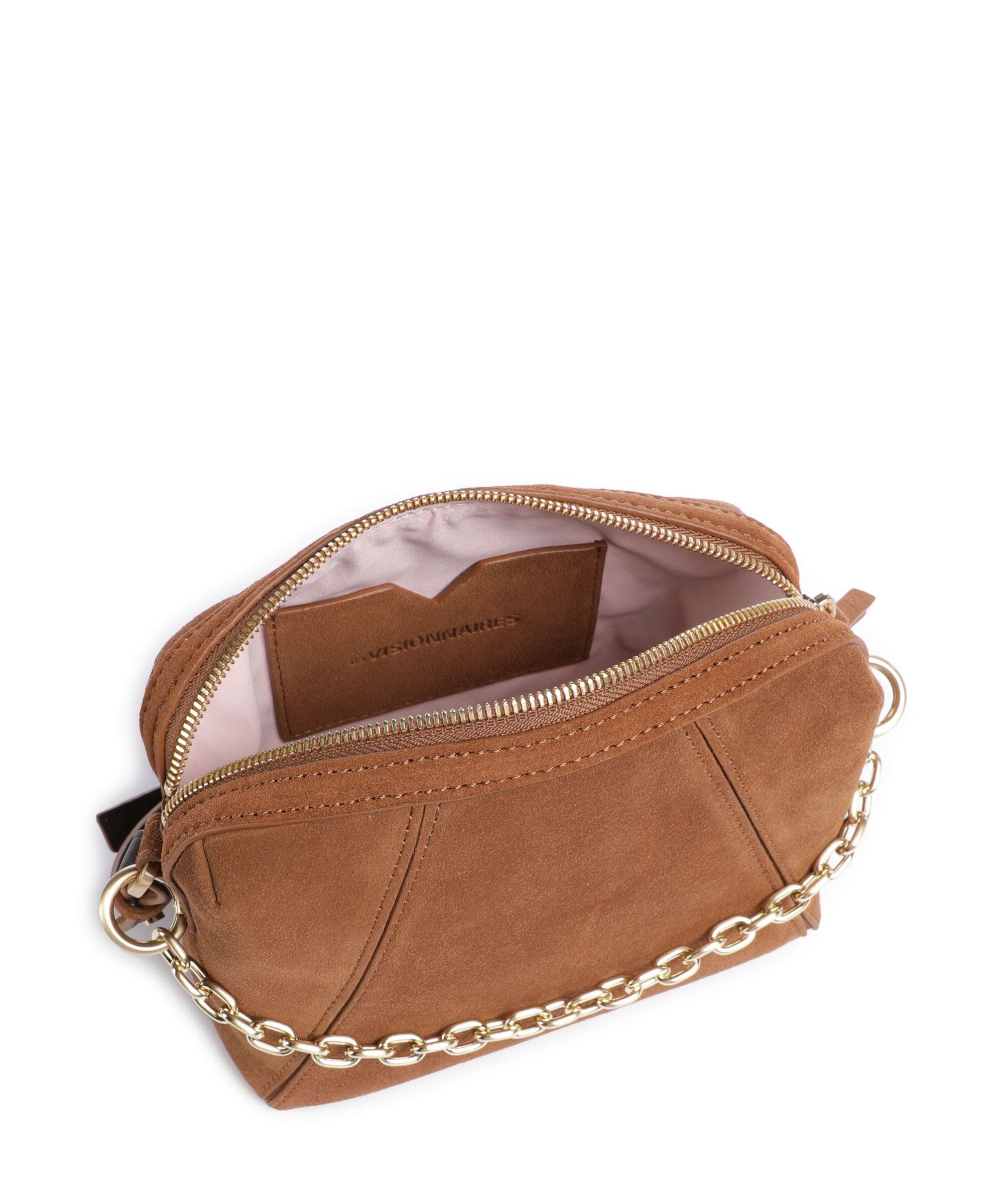 Les Visionnaires Lynn Cozy Chain Sac bandoulière cognac - Image 6