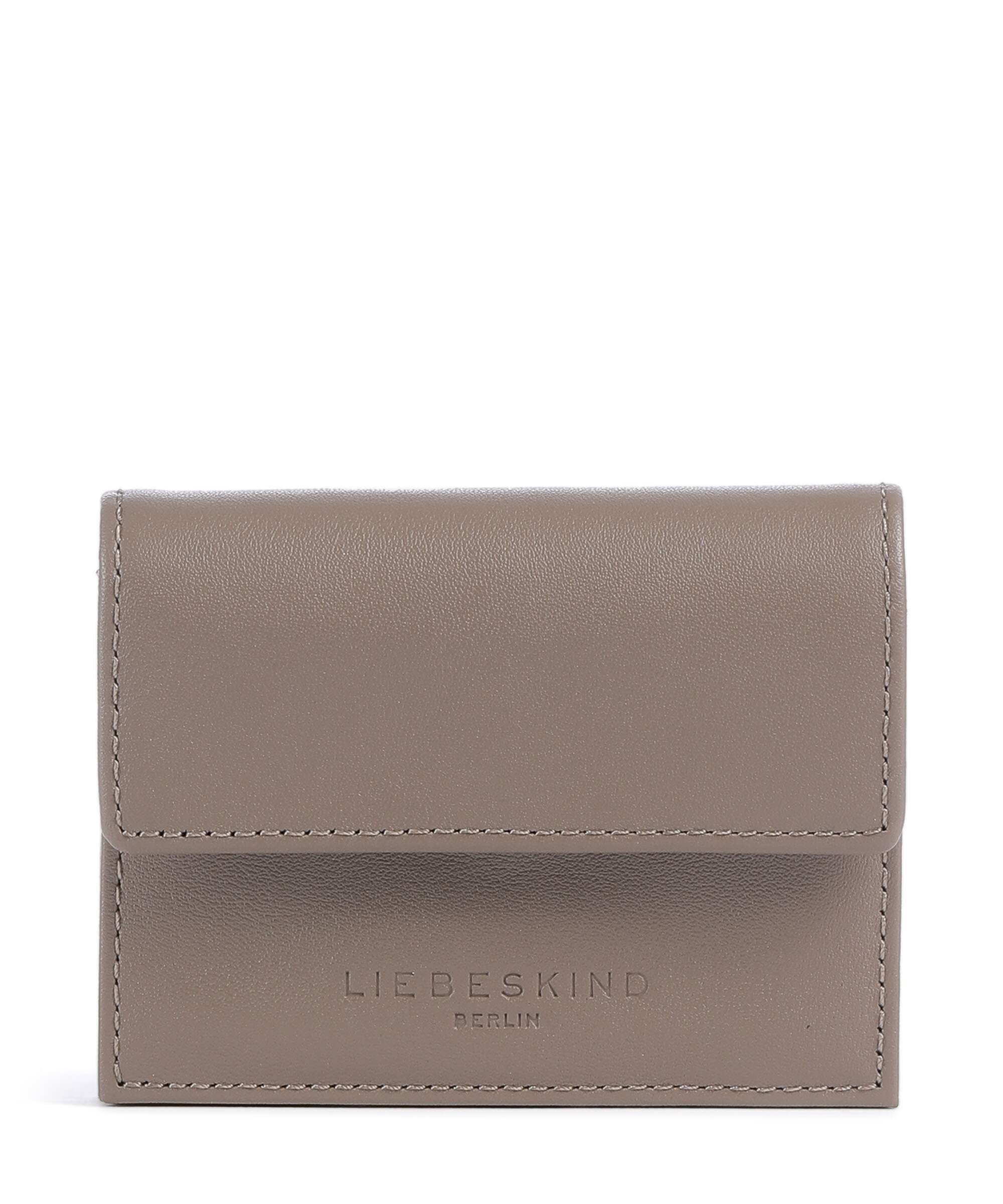 Liebeskind Akkordeon Soft Nappa S Portefeuille neutral gray