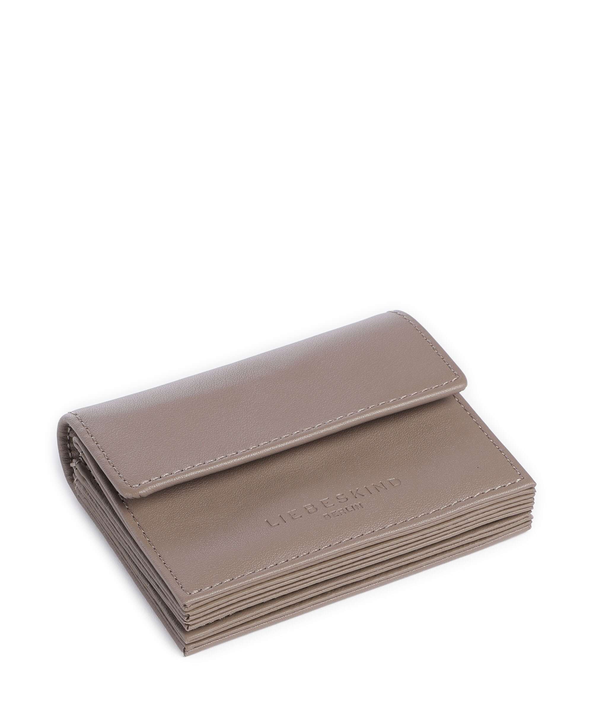 Liebeskind Akkordeon Soft Nappa S Portefeuille neutral gray - Image 4