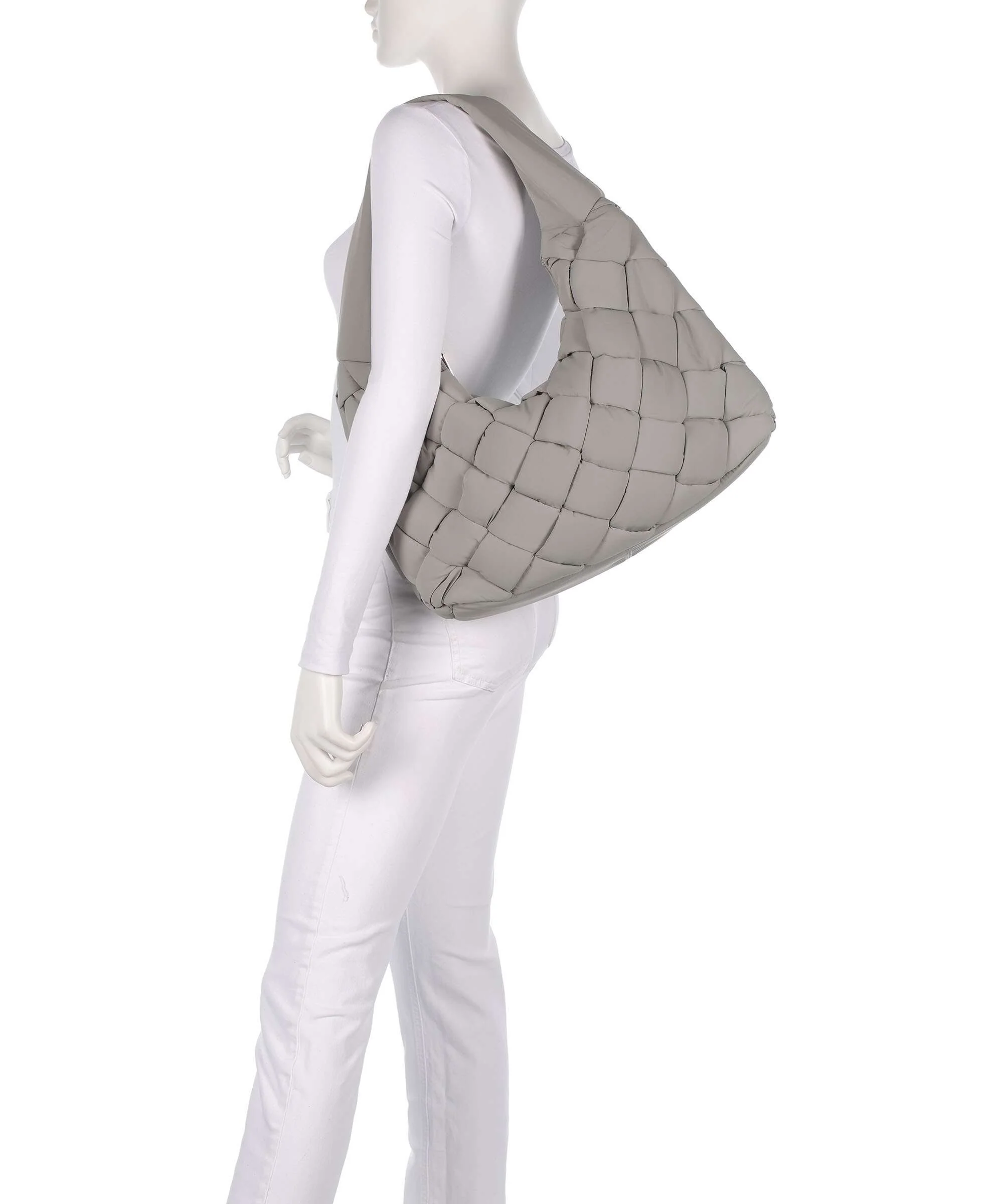 Liebeskind Bo Weaved Nylon L Sac fourre-tout neutral grey - Image 3