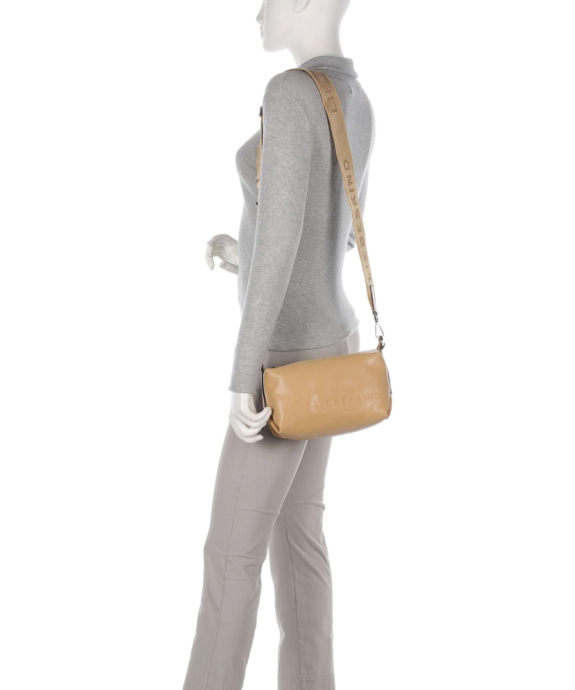 Liebeskind Elvira Lamb SF Verna S Sac bandoulière beige - Image 3