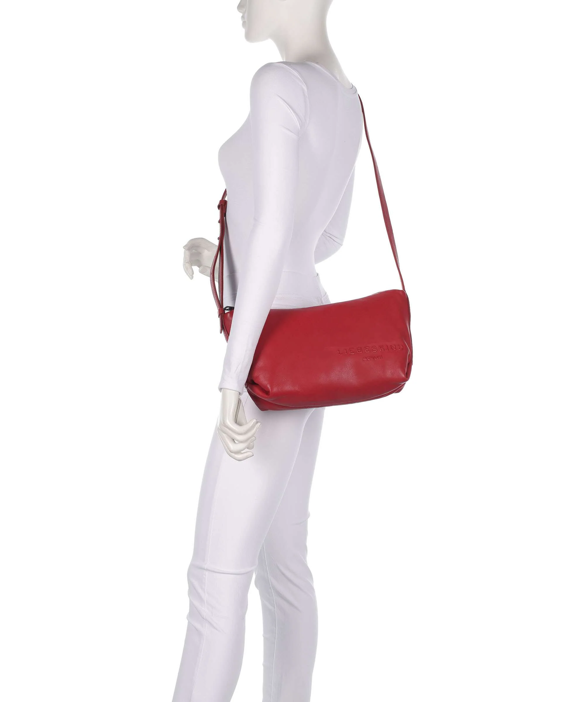 Liebeskind Elvira Sheep Natural M Sac bandoulière true red - Image 3