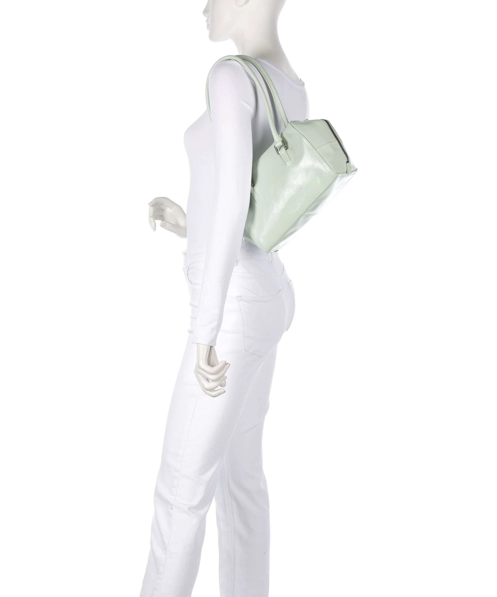 Liebeskind Kayla Lack Distressed S Sac porté épaule sage - Image 3