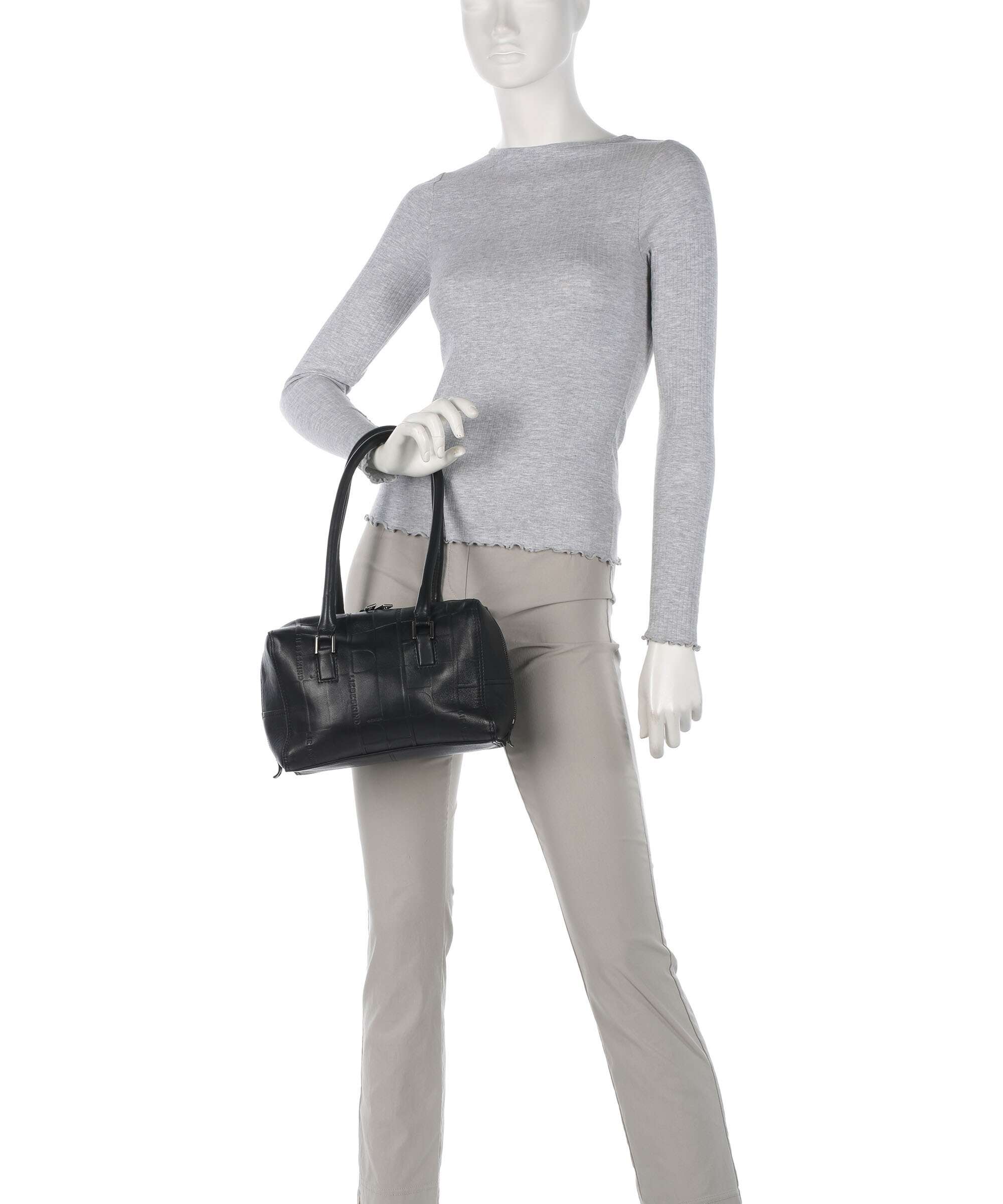 Liebeskind Kayla Monogram Sheep Natural S Sac porté épaule black - Image 3