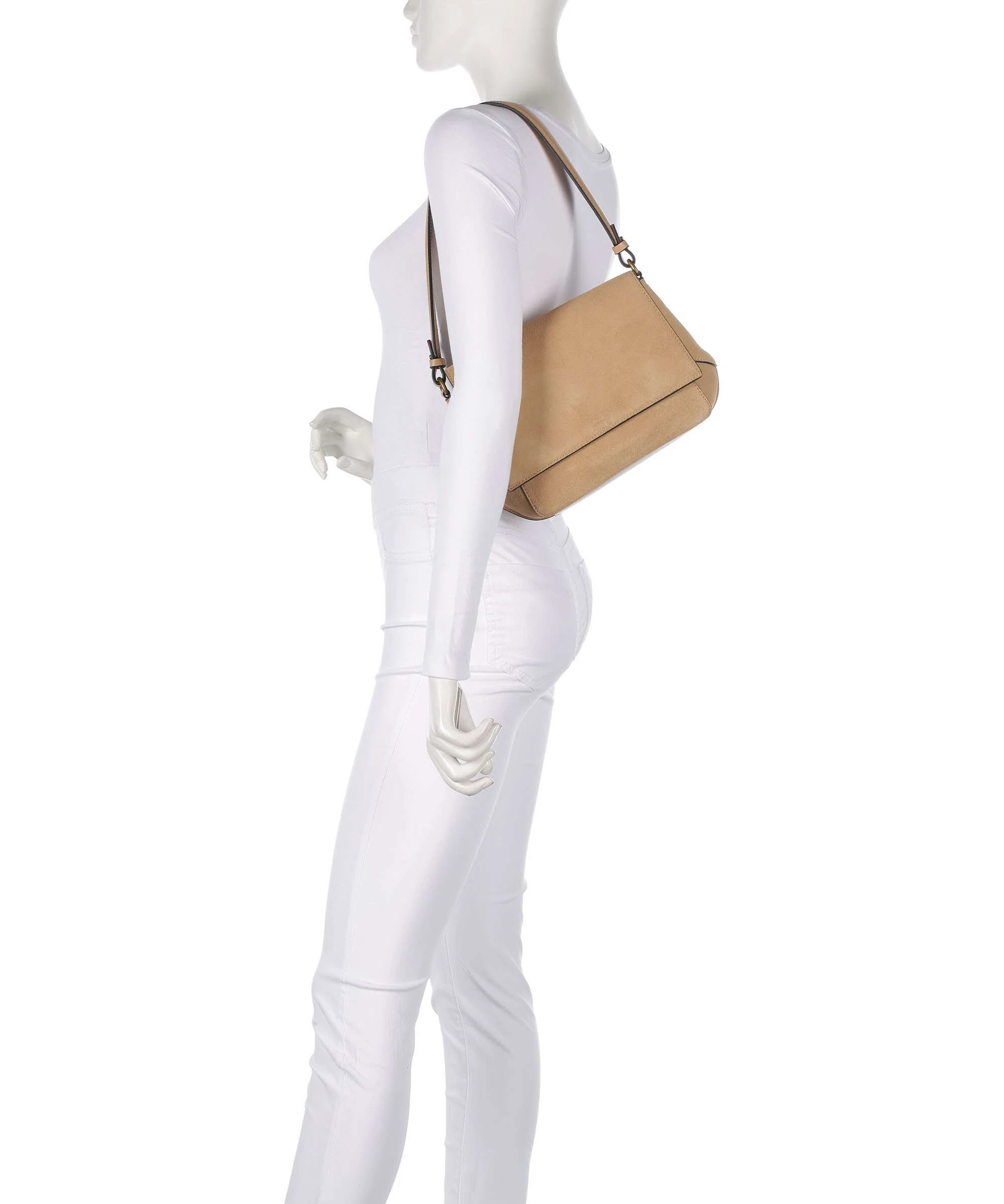 Liebeskind Lilly Suede M Sac porté épaule beige - Image 3