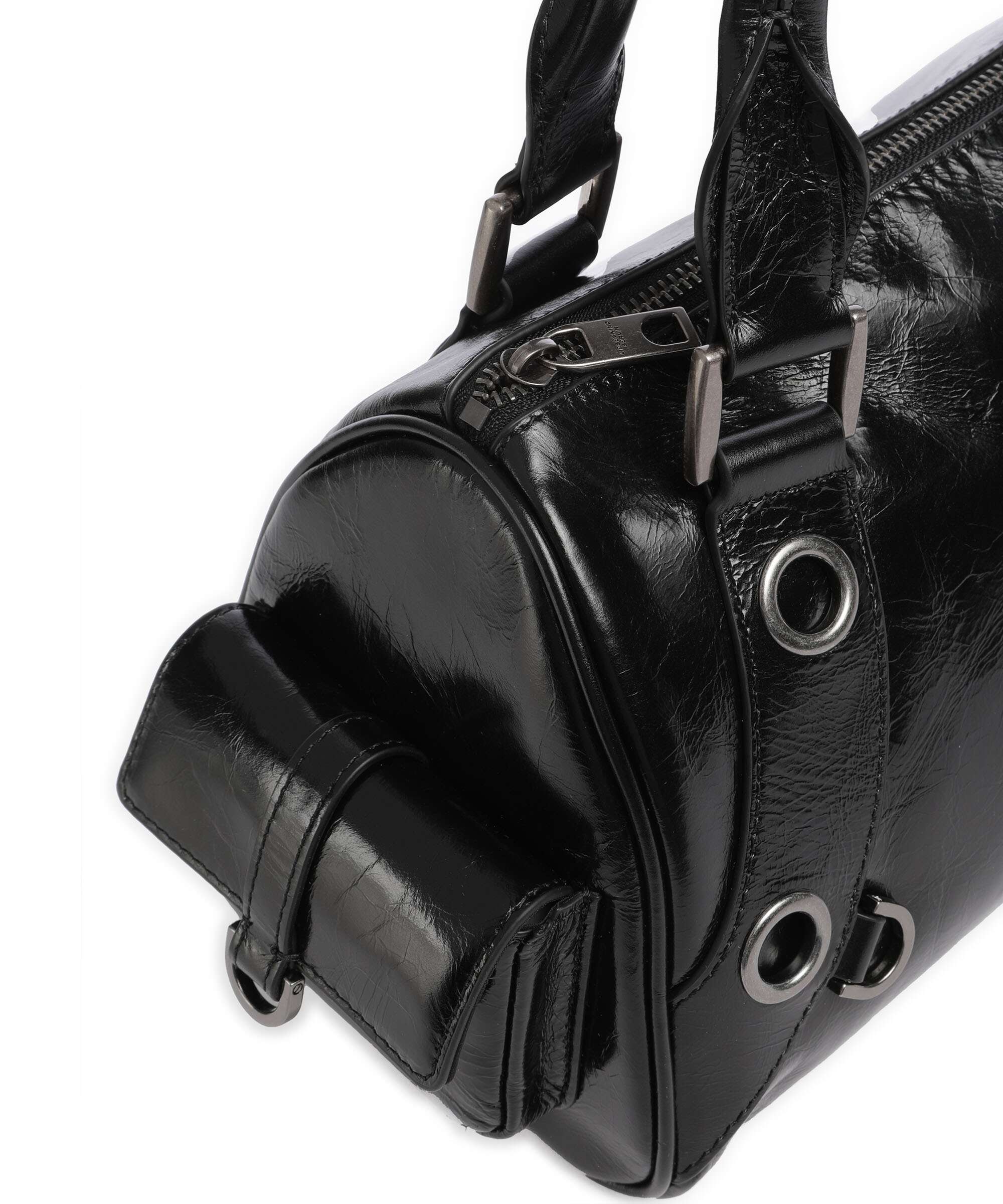 Liebeskind Nika Lack Distressed M Sac porté épaule black - Image 4