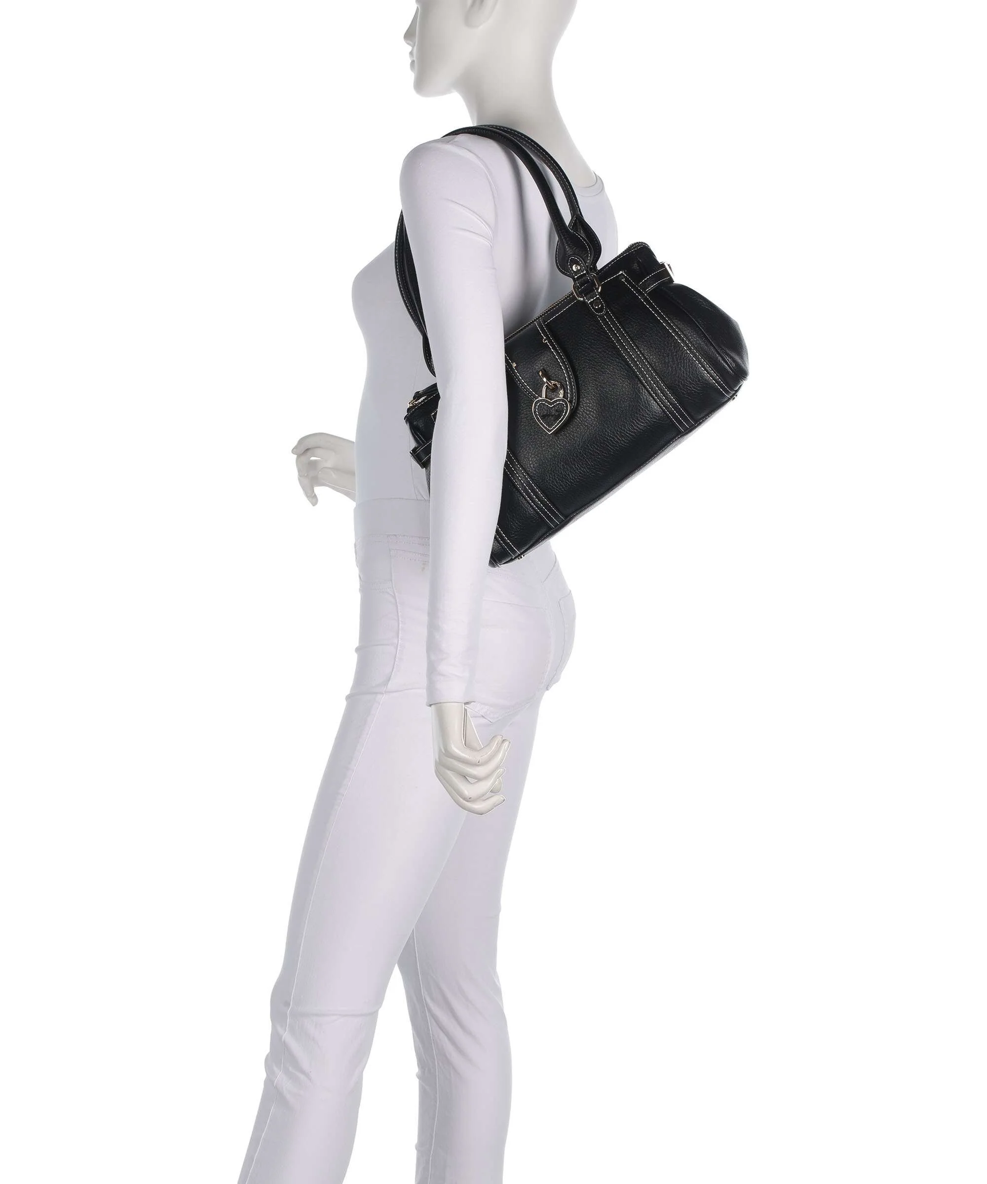 Liu Jo Corniola M Sac porté épaule nero - Image 3
