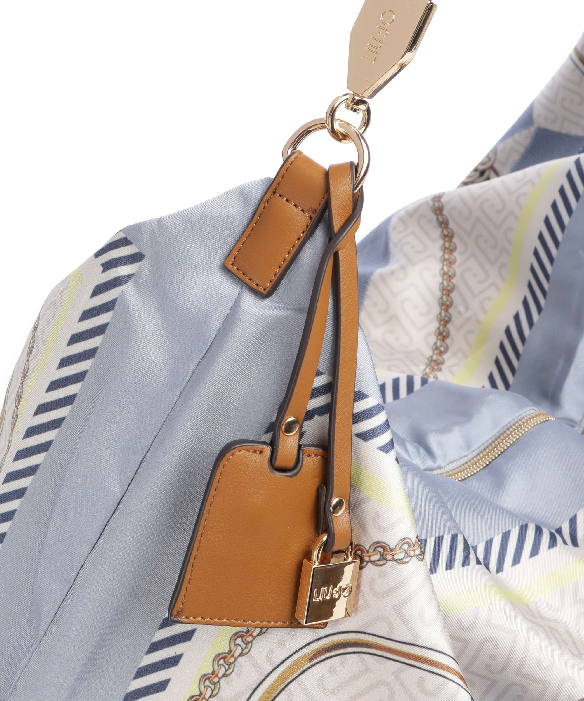 Liu Jo Foulard Sac fourre-tout st metall/light denim - Image 4
