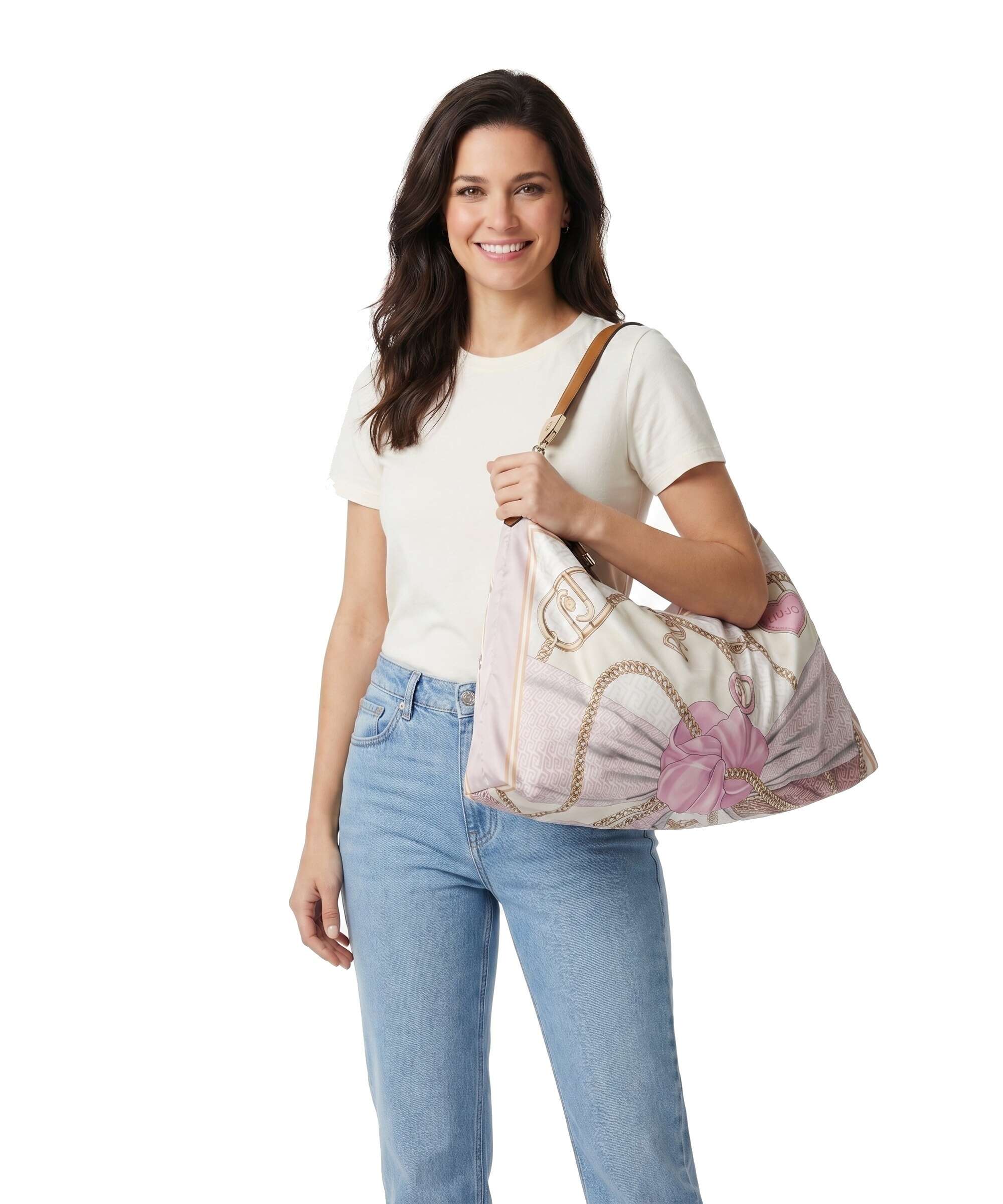 Liu Jo Foulard Sac fourre-tout st metall/soft peony - Image 3