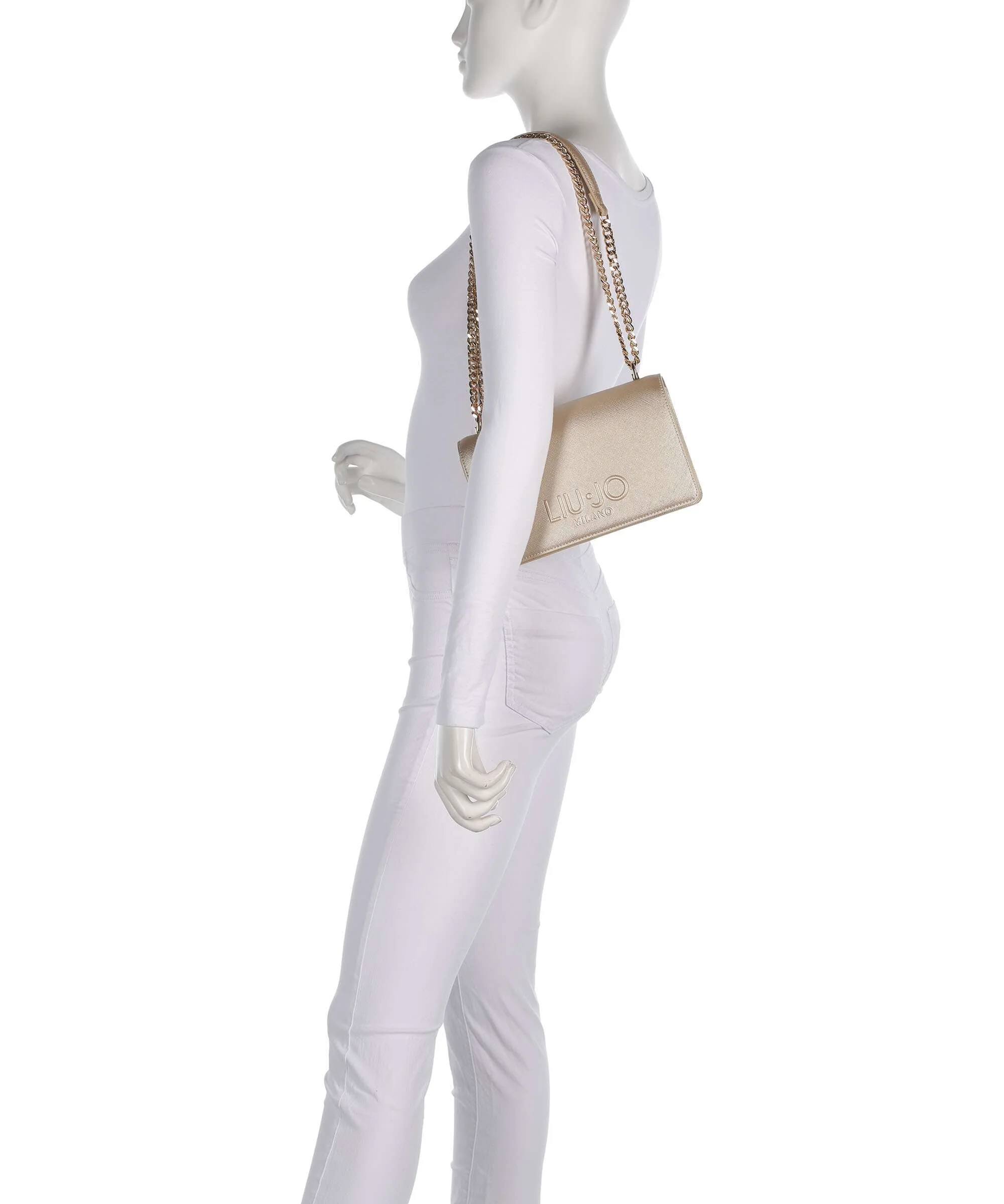 Liu Jo Halona M Sac porté épaule light gold - Image 3
