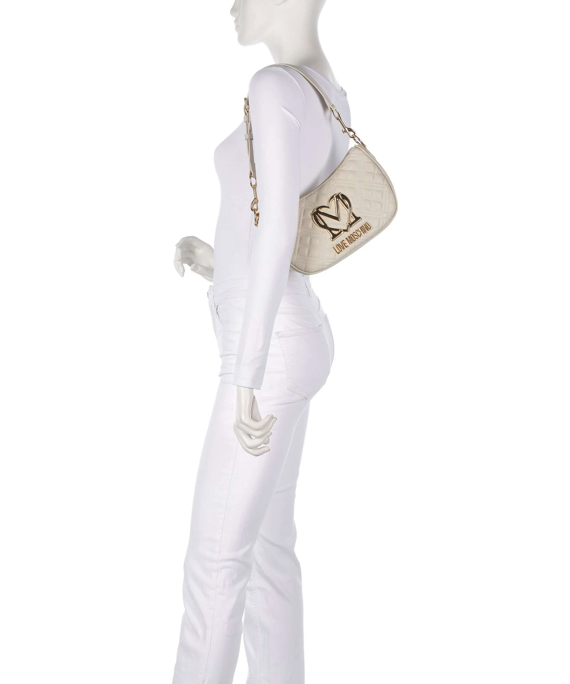 Love Moschino Allure Sac porté épaule avorio - Image 3