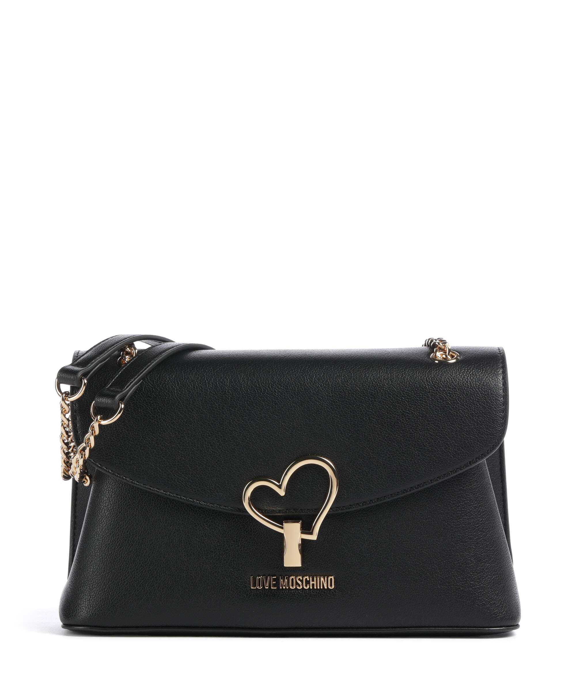 Love Moschino Heart Turnlock Sac porté épaule black